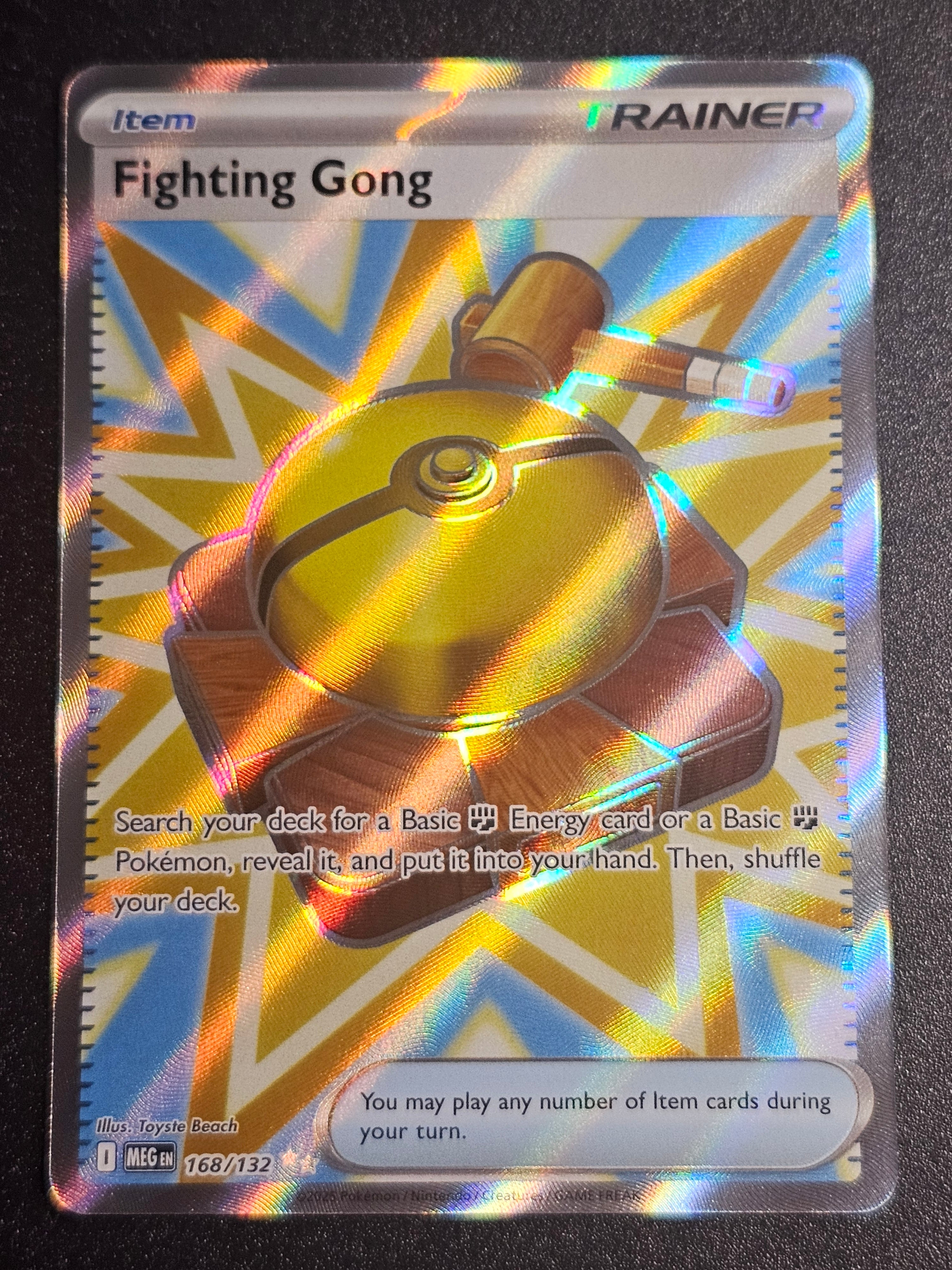 Pokemon TCG - Fighting Gong 168/132 Mega Evolution
