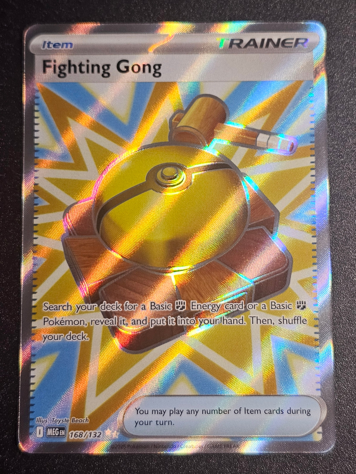 Pokemon TCG - Fighting Gong 168/132 Mega Evolution