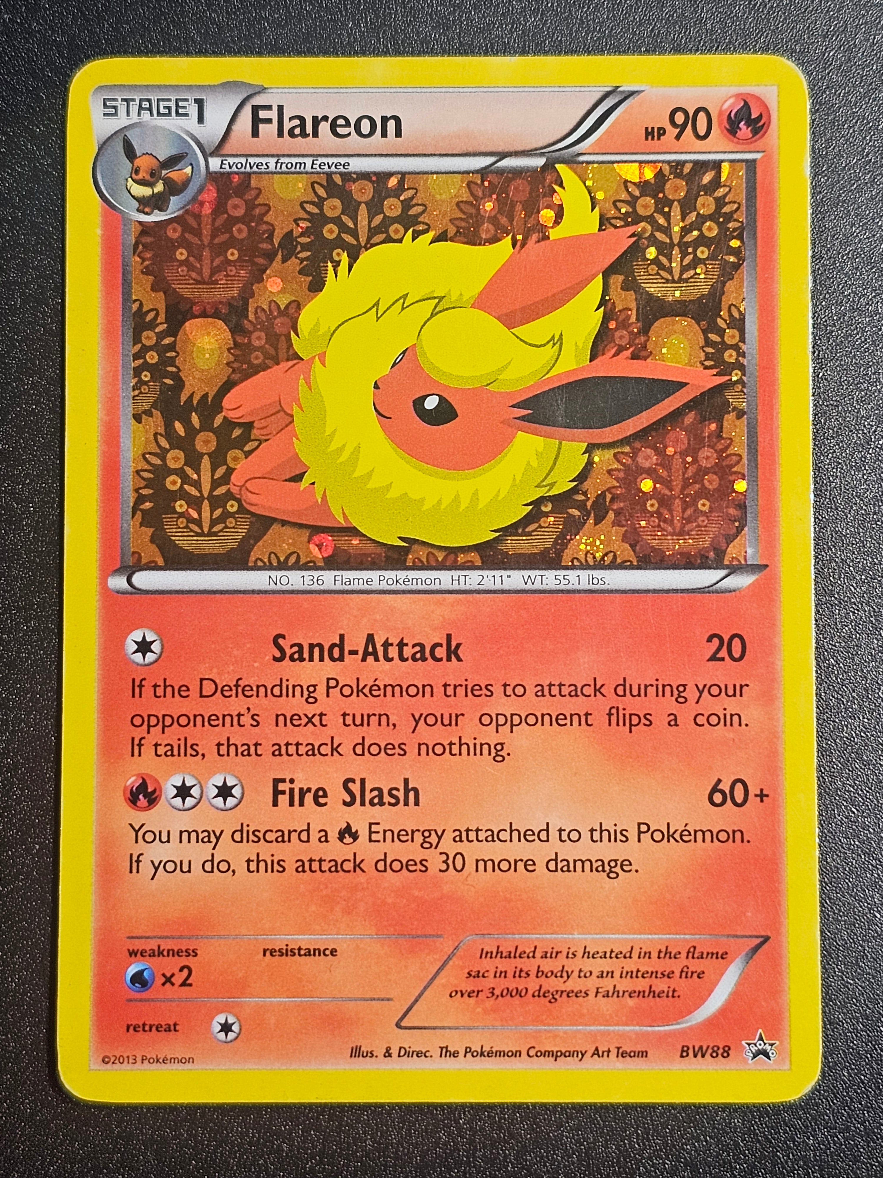 Pokemon TCG - Flareon BW88 Promo