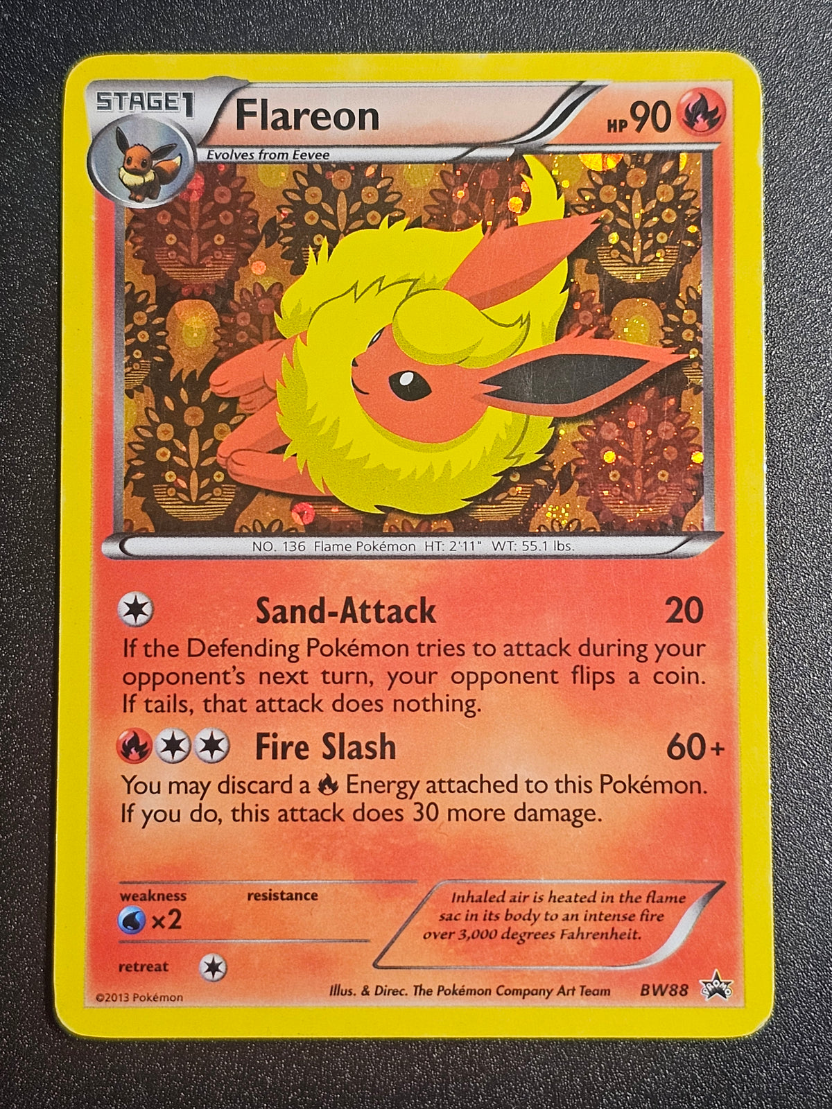 Pokemon TCG - Flareon BW88 Promo