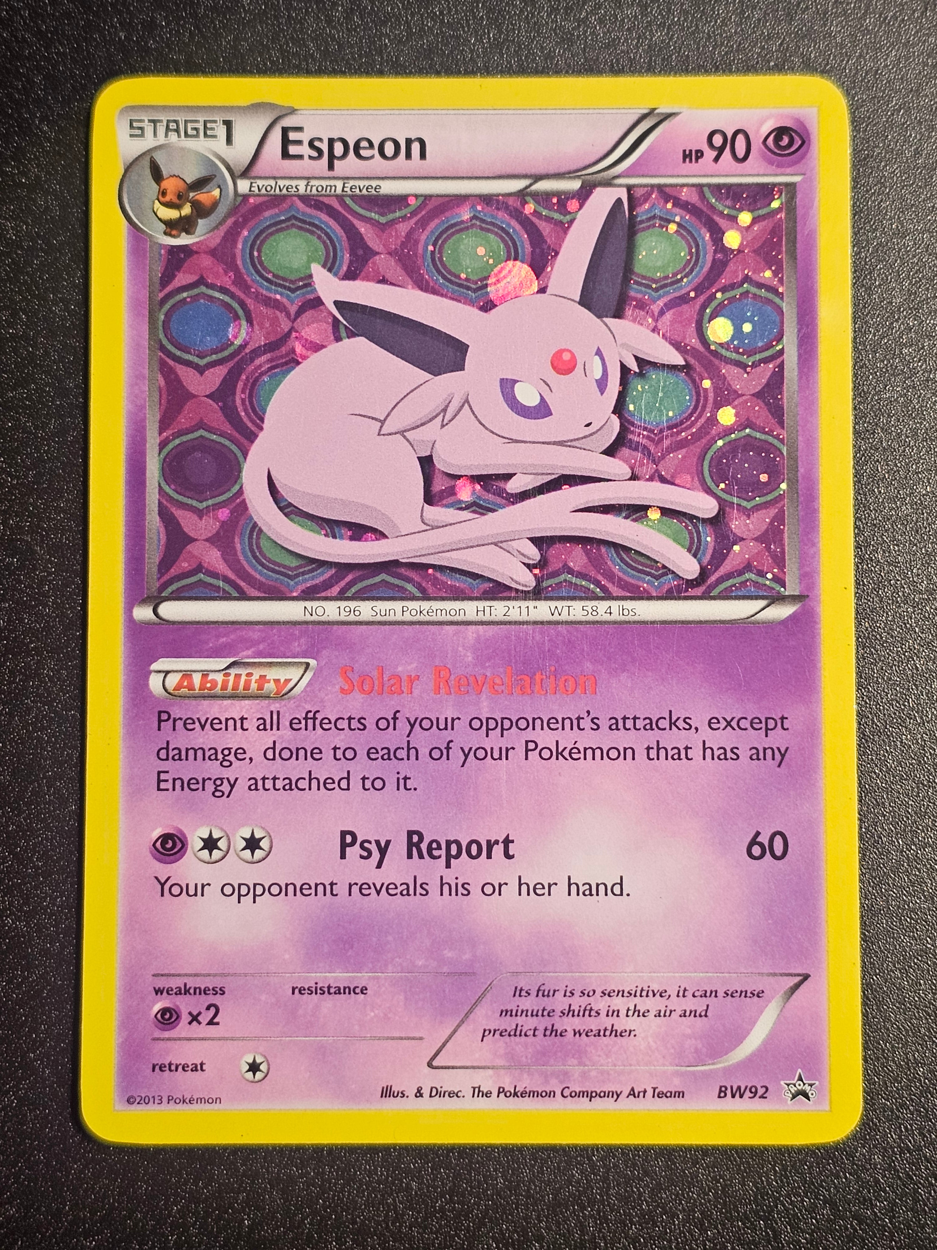 Pokemon TCG - Espeon BW92 Promo