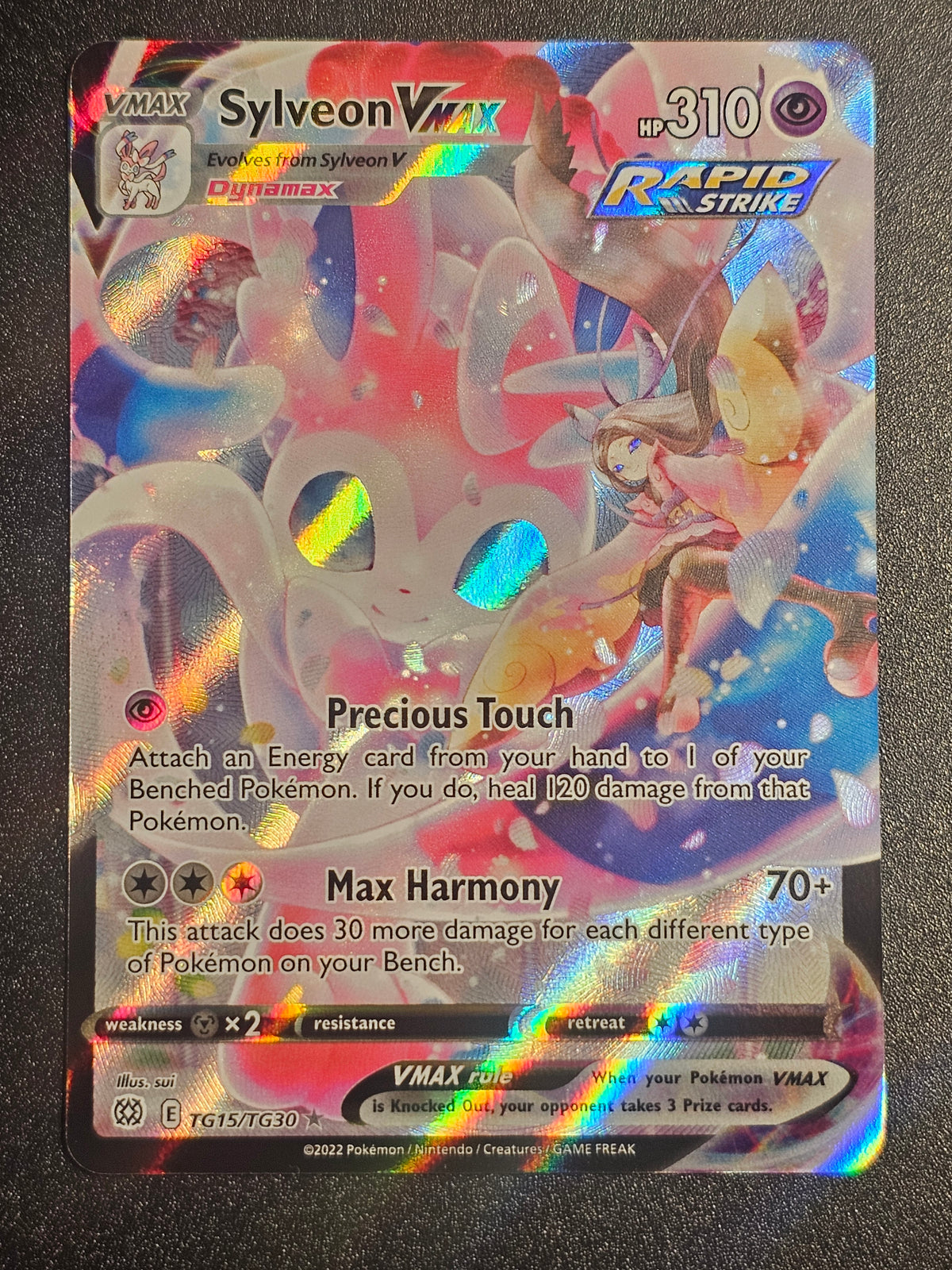 Pokemon TCG - Sylveon VMAX TG15/TG30