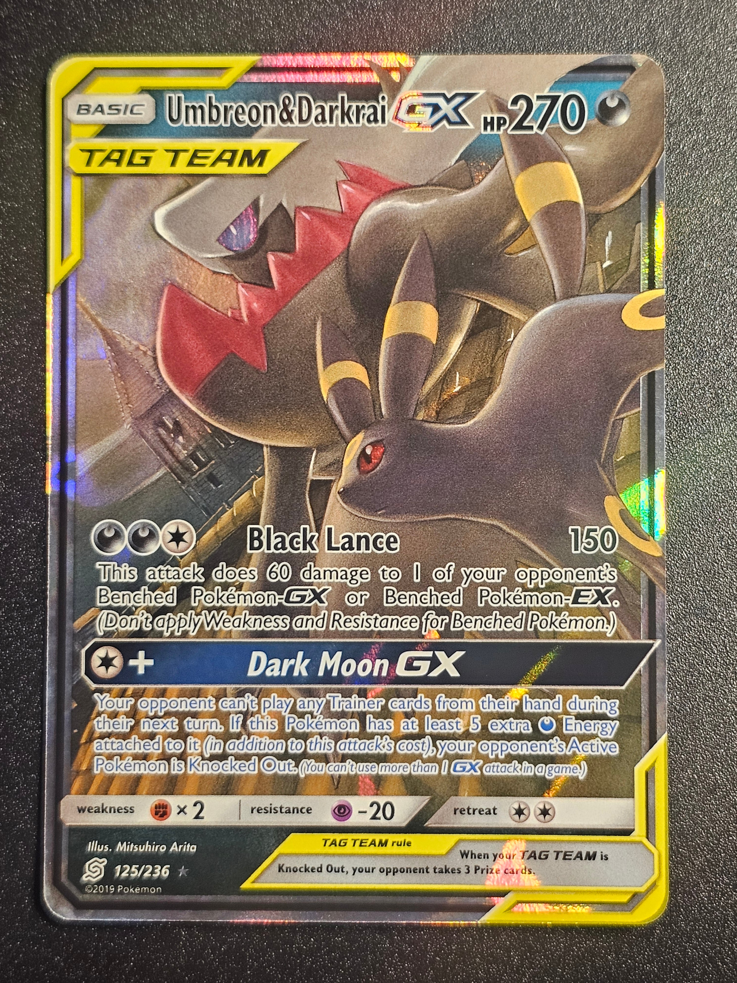 Pokemon TCG - Umbreon & Darkrai GX 125/236