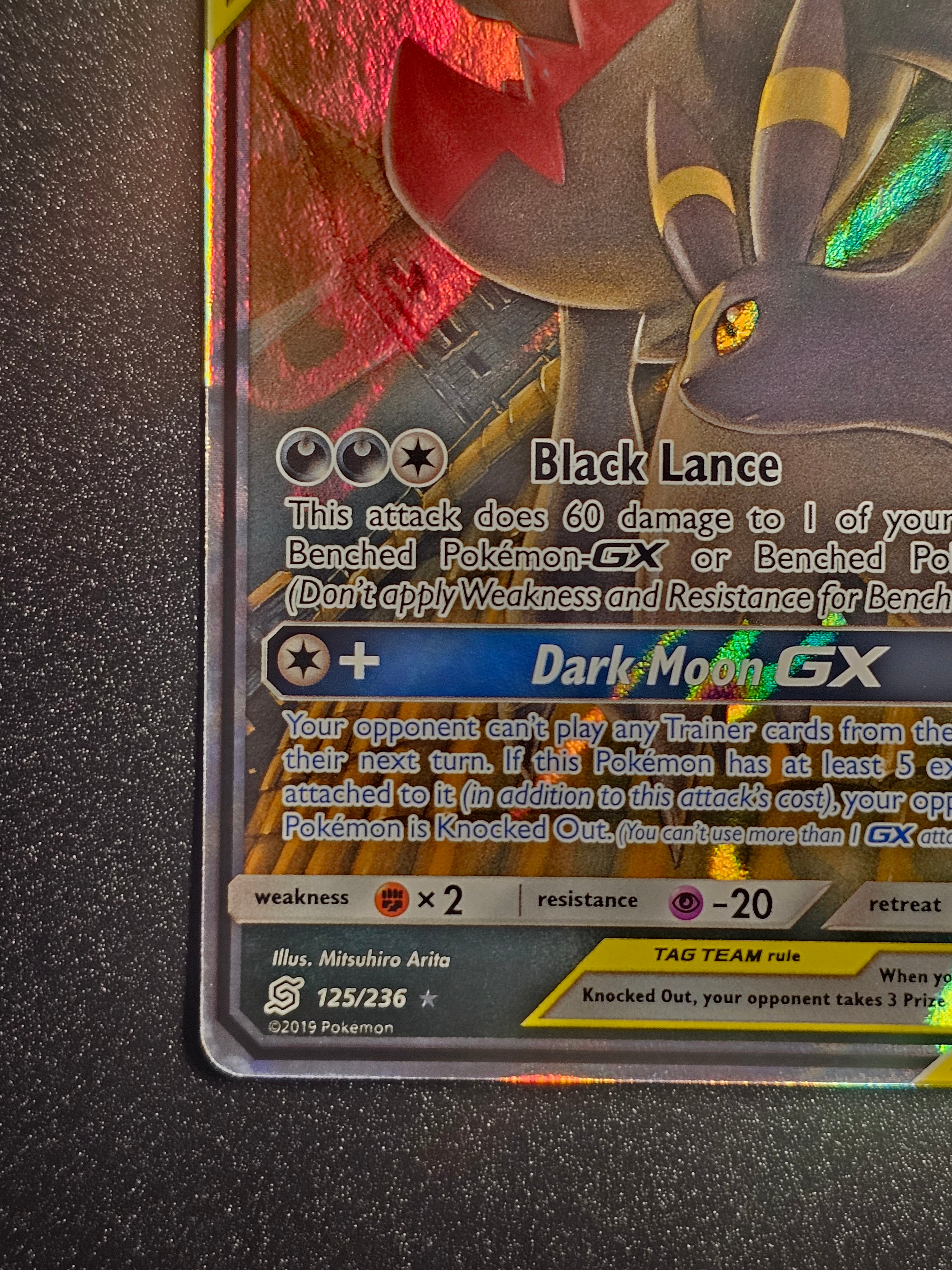 Pokemon TCG - Umbreon & Darkrai GX 125/236