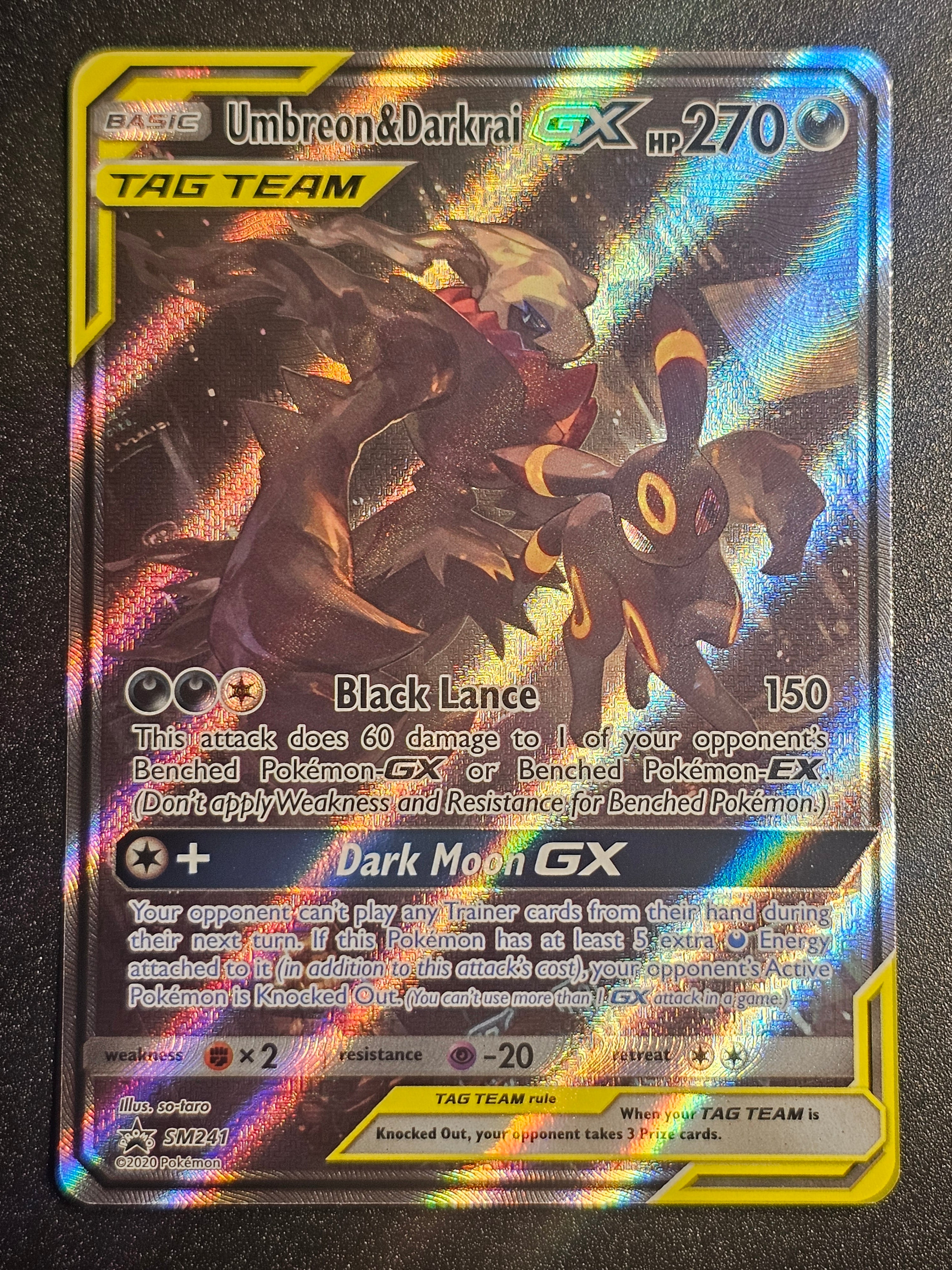 Pokemon TCG - Umbreon & Darkrai GX SM241 Promo