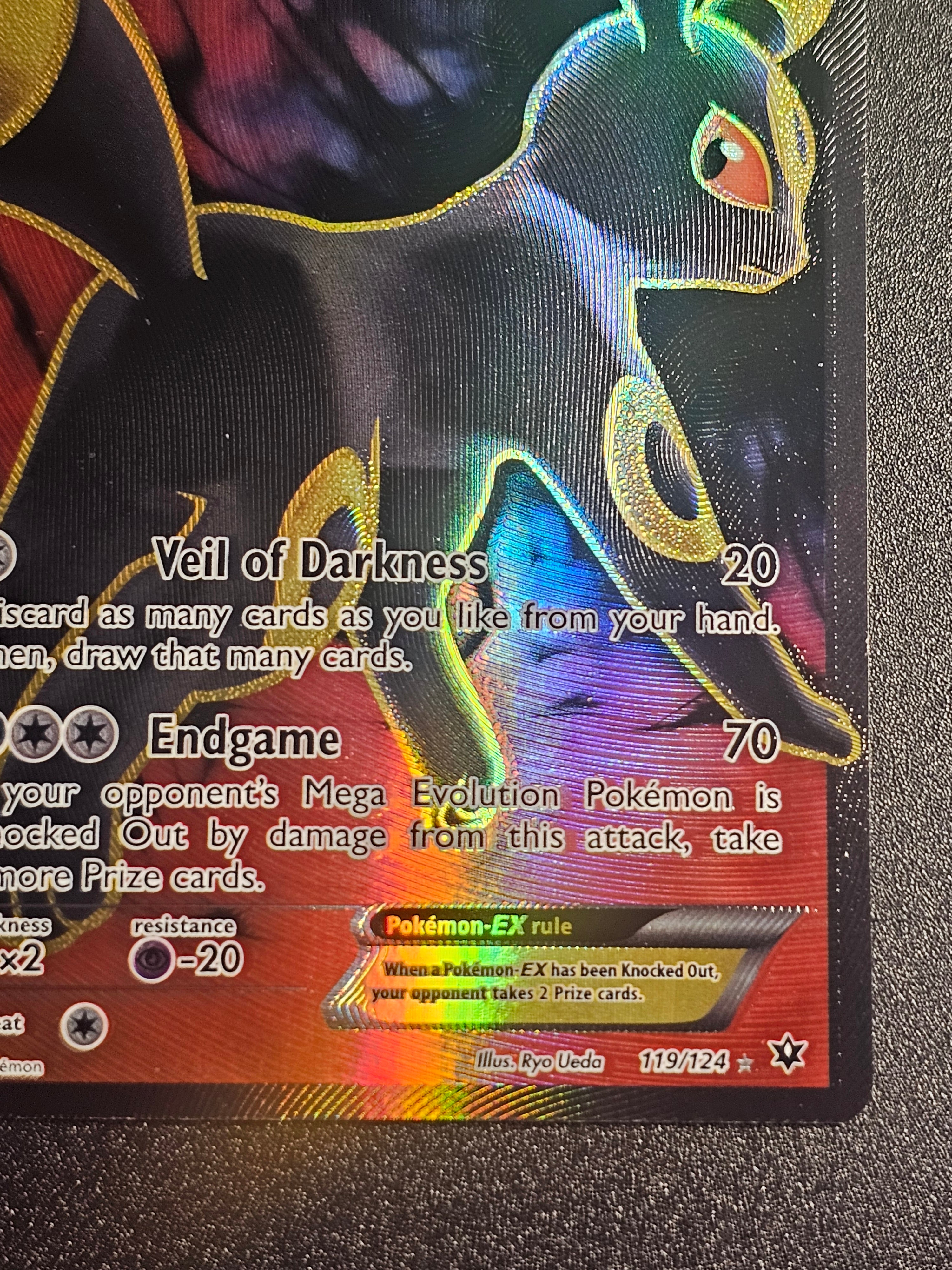 Pokemon TCG - Umbreon EX 119/124 Fates Collide