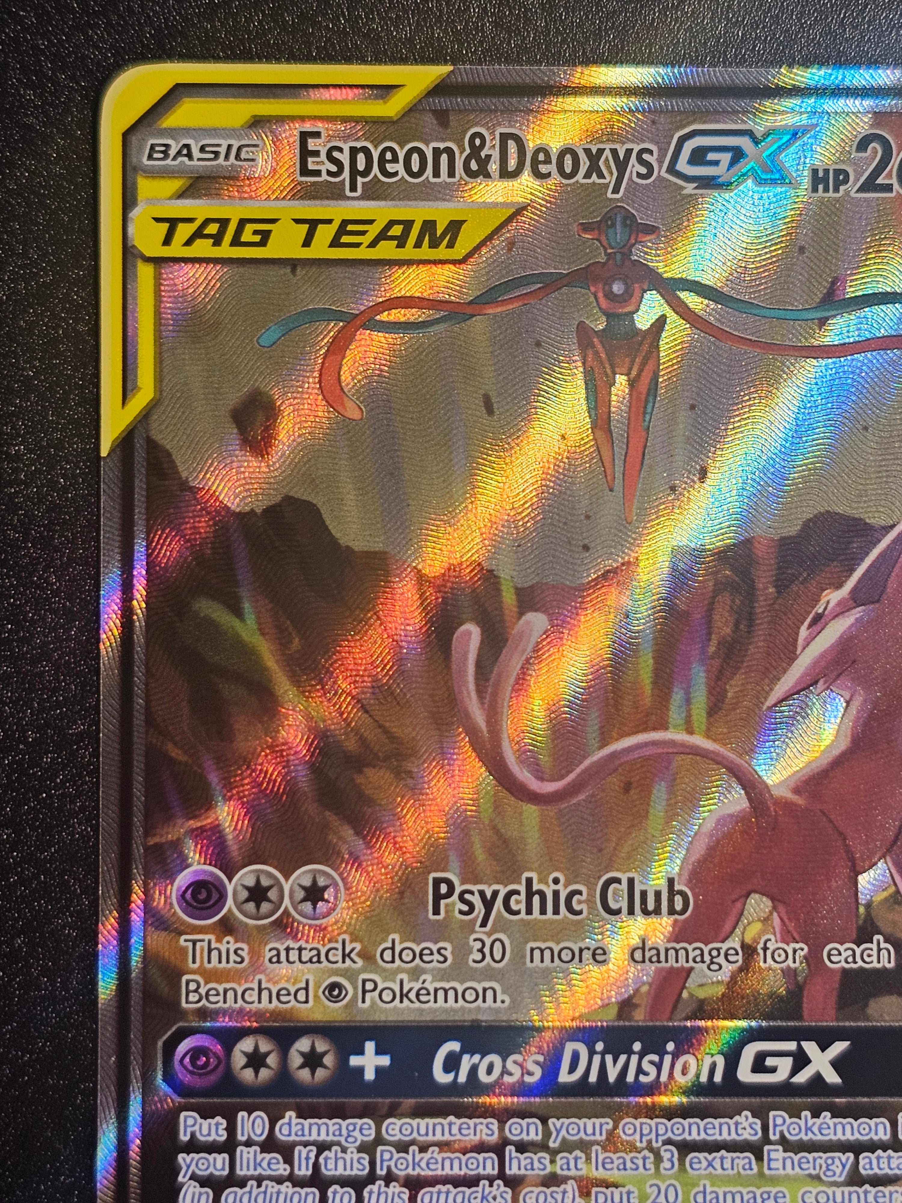 Pokemon TCG - Espeon & Deoxys GX SM240 Promo