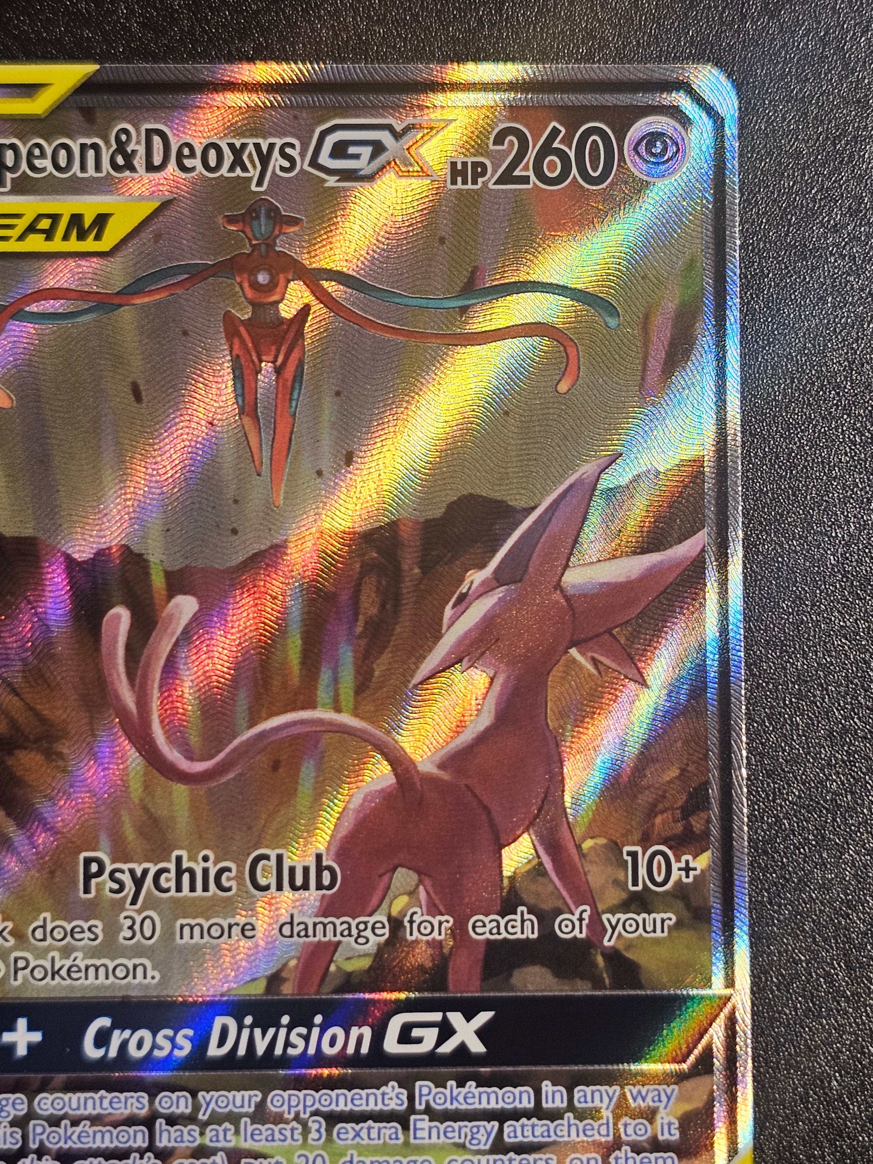 Pokemon TCG - Espeon & Deoxys GX SM240 Promo