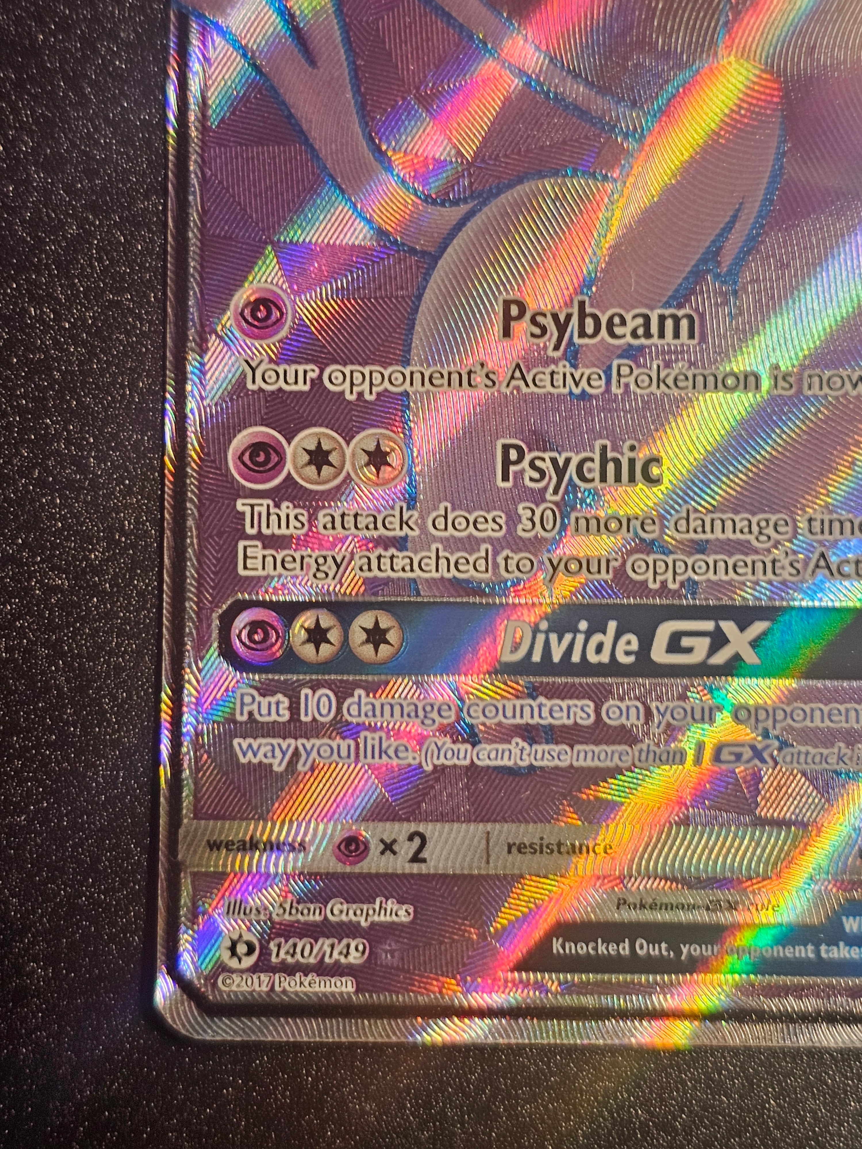 Pokemon TCG - Espeon GX 140/149 Sun & Moon Base Set