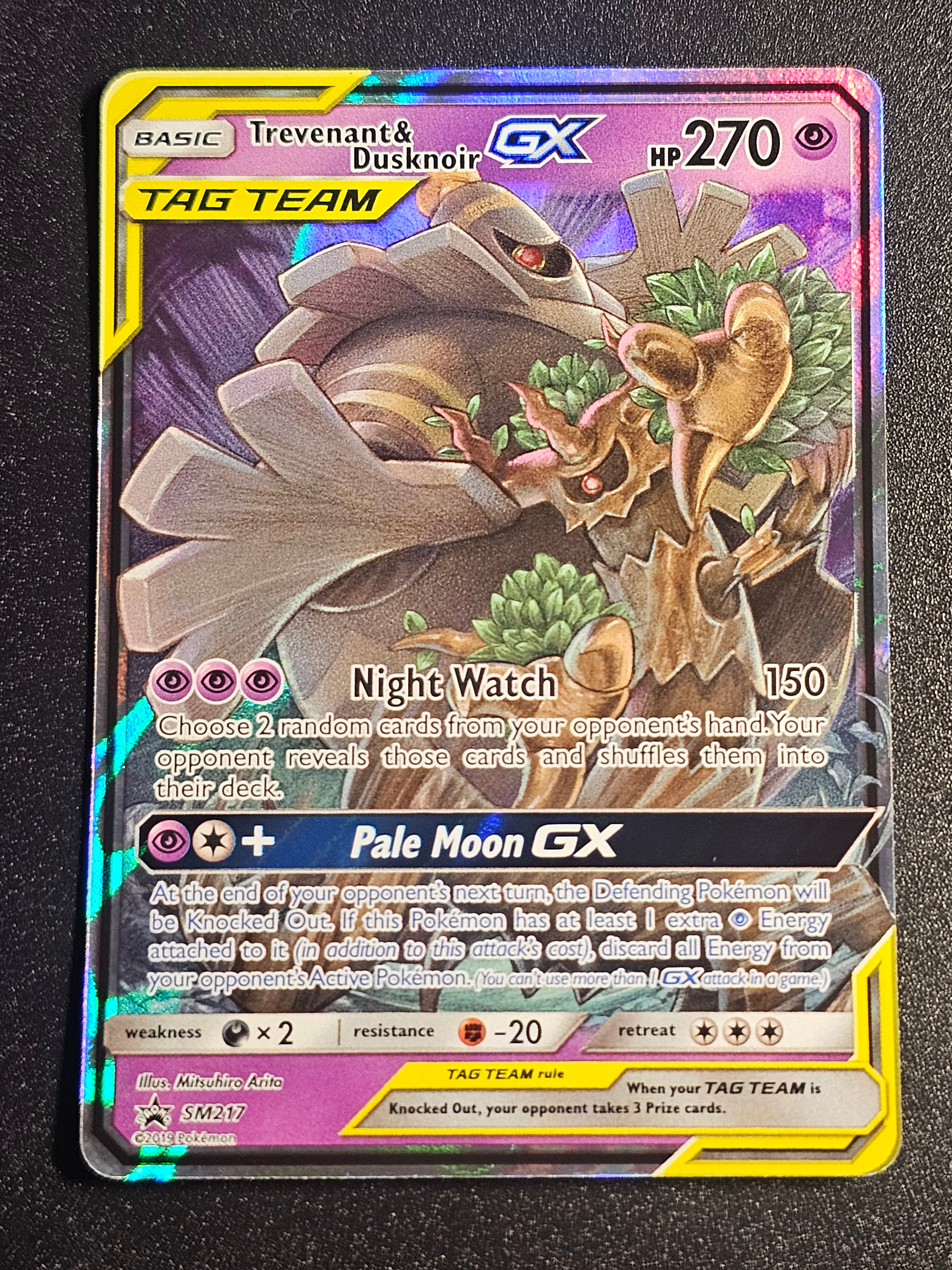 Pokemon TCG - Trevenant & Dusknoir GX SM217