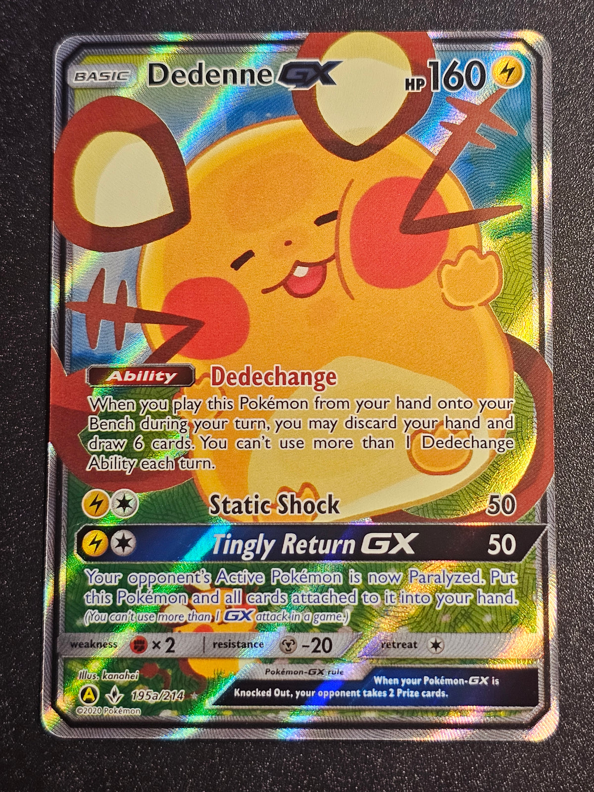 Pokemon TCG - Dedenne GX 195a/214