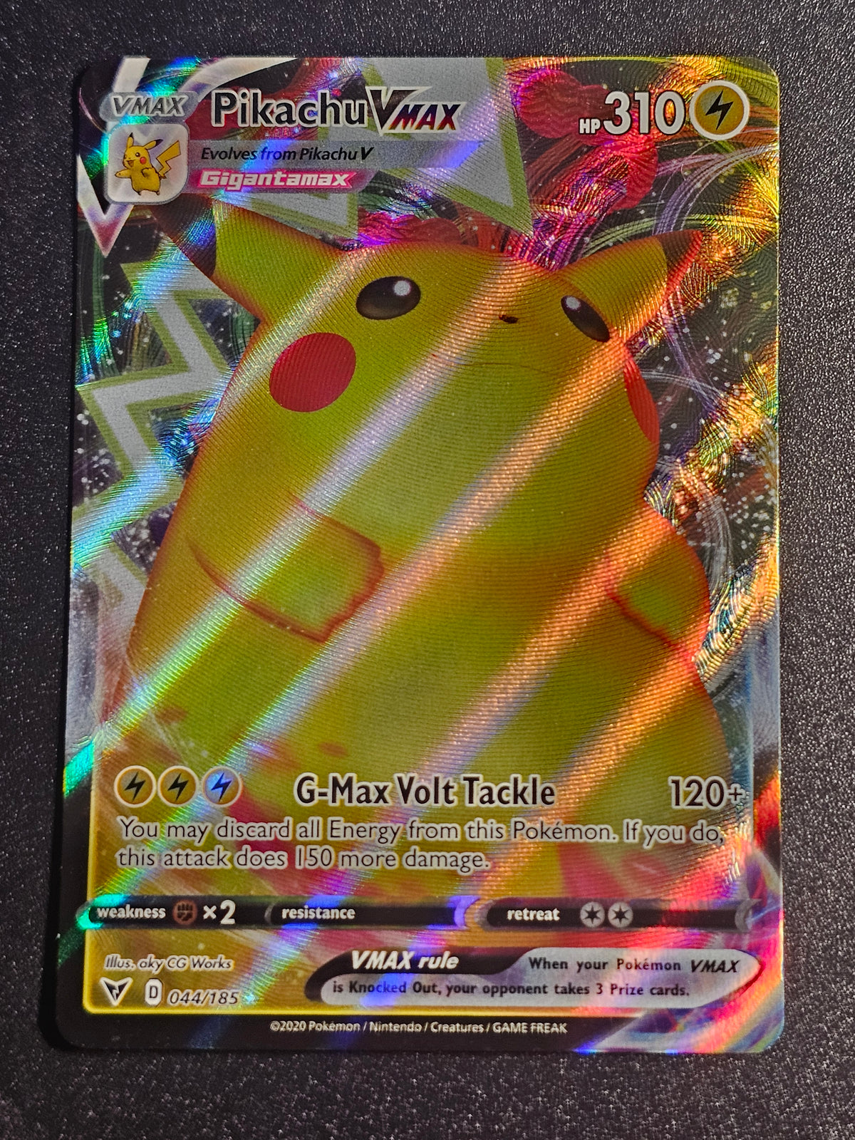 Pokemon TCG - Pikachu VMAX 044/185 Vivid Voltage