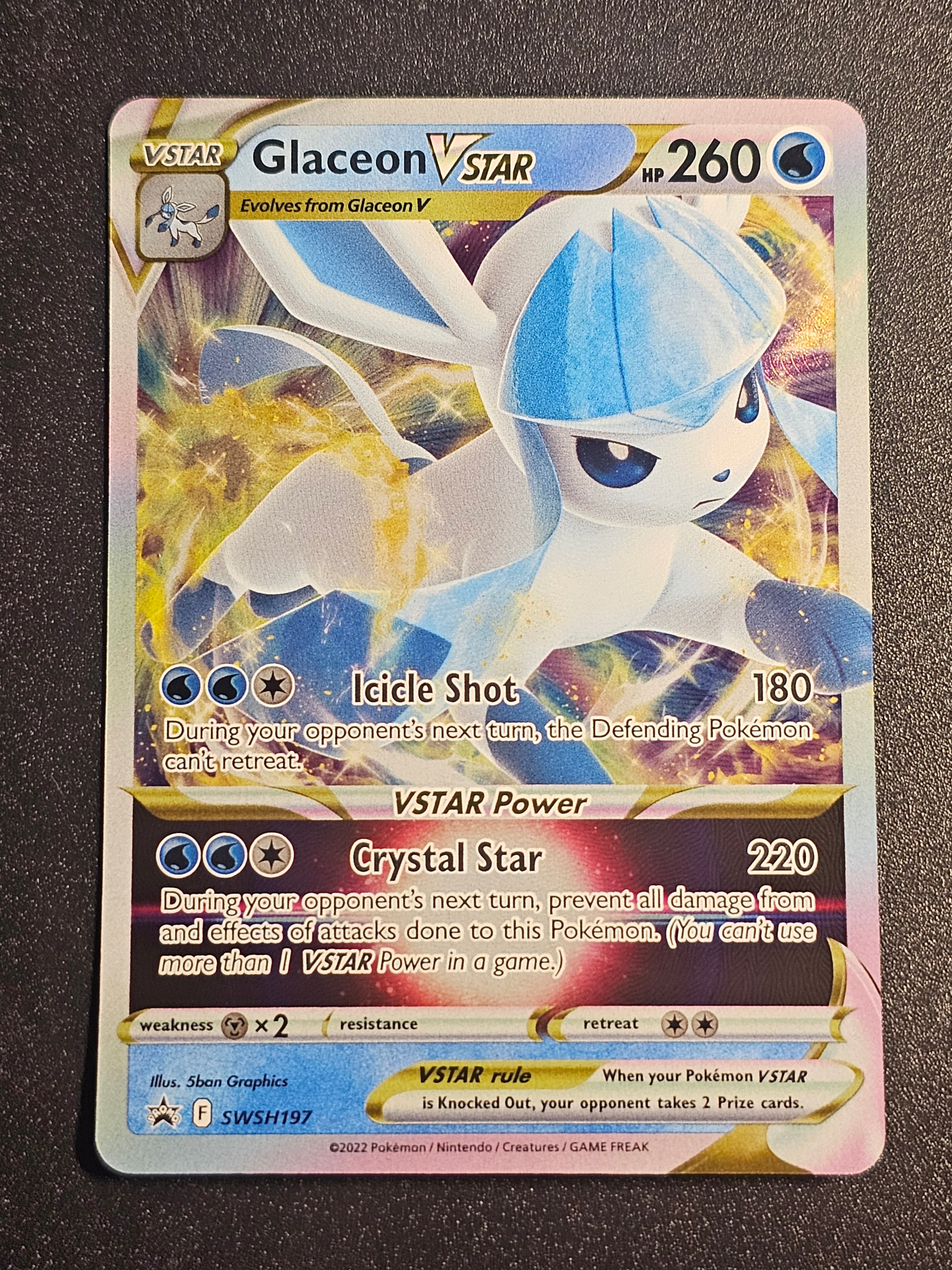 Pokemon TCG - Glaceon VSTAR SWSH197 Promo