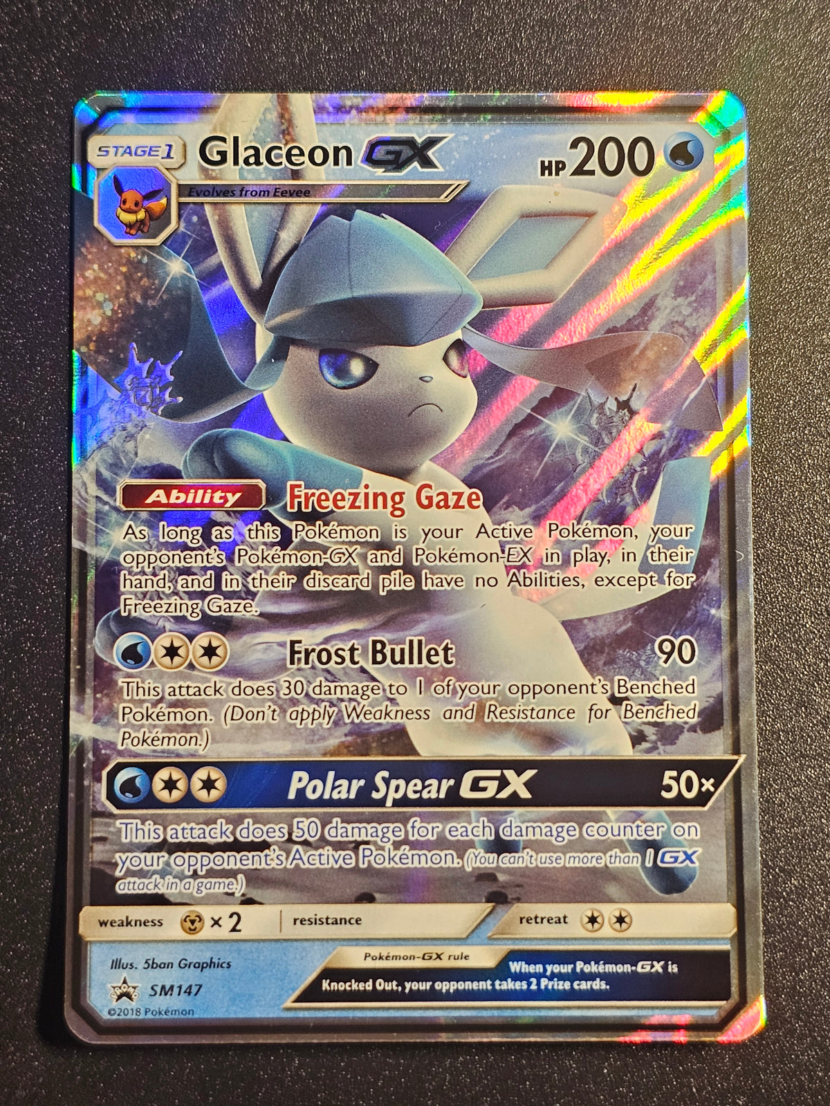 Pokemon TCG - Glaceon GX SM147 Promo