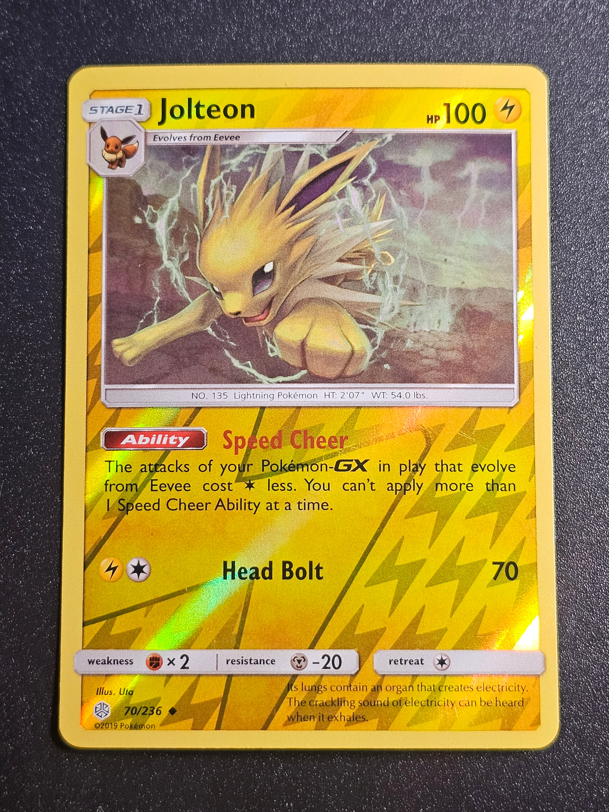 Pokemon TCG - Jolteon 70/236 Reverse Holo