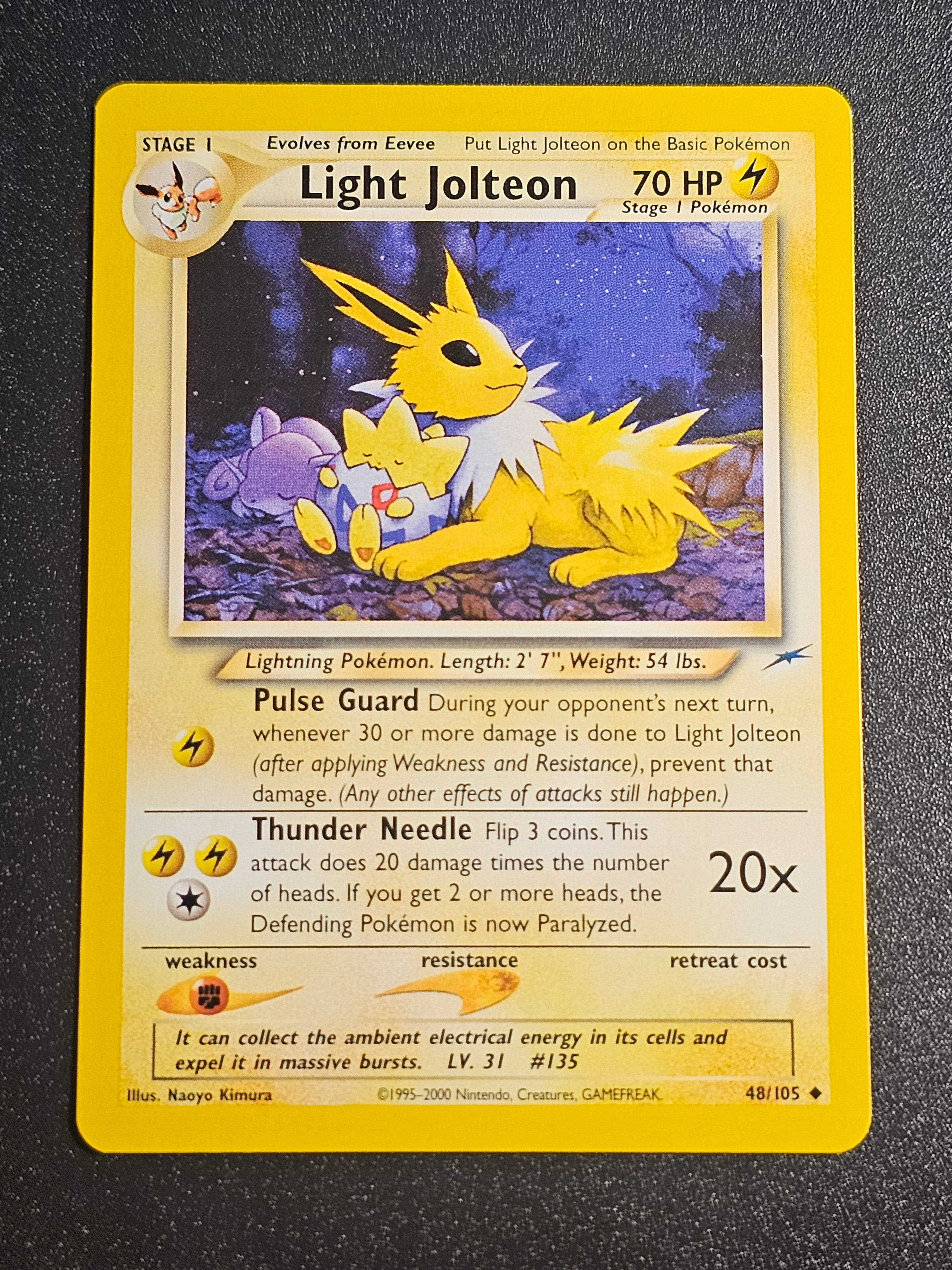 Pokemon TCG - Light Jolteon 48/105 Neo Destiny