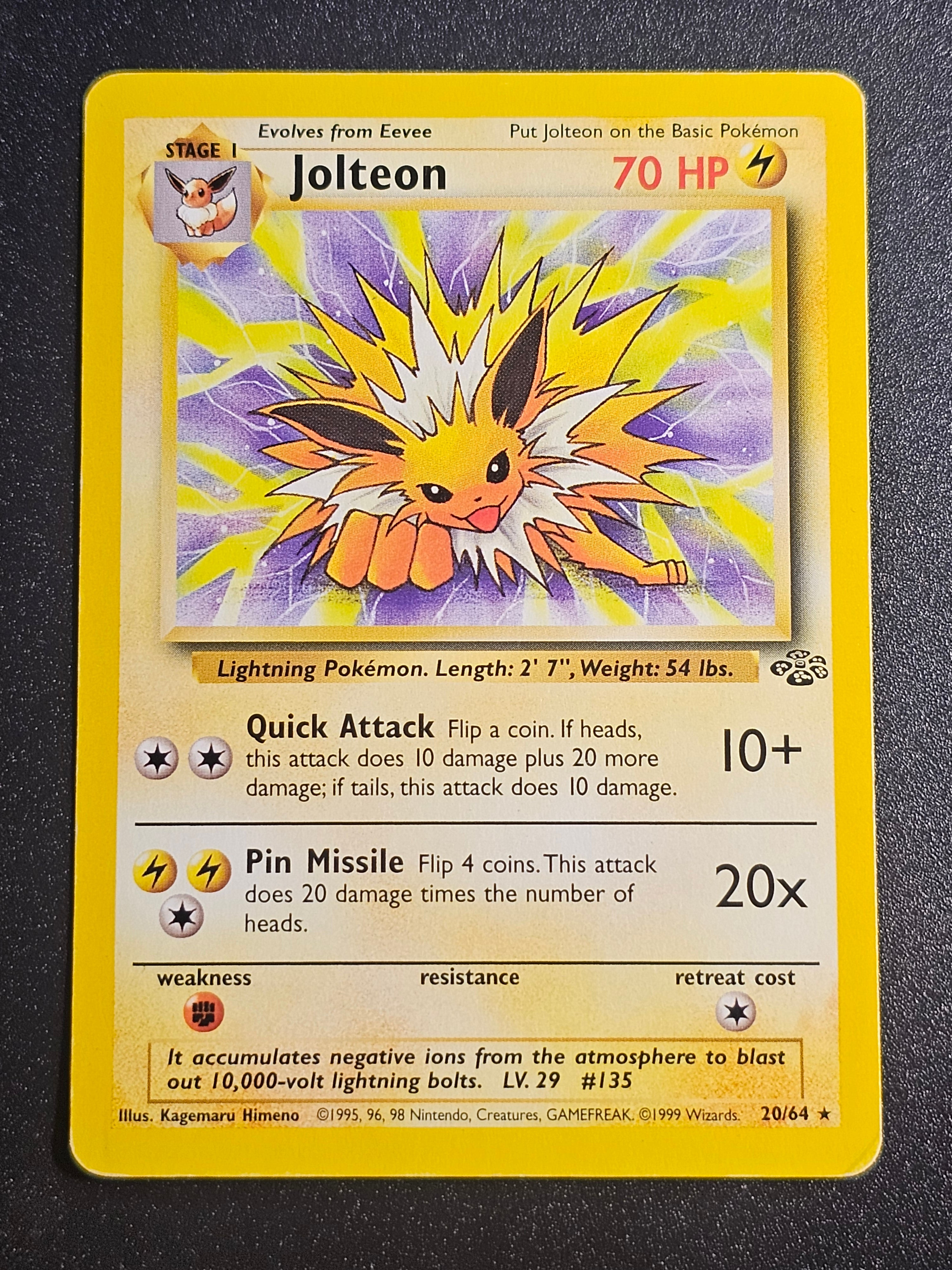 Pokemon TCG - Jolteon 20/64 Jungle