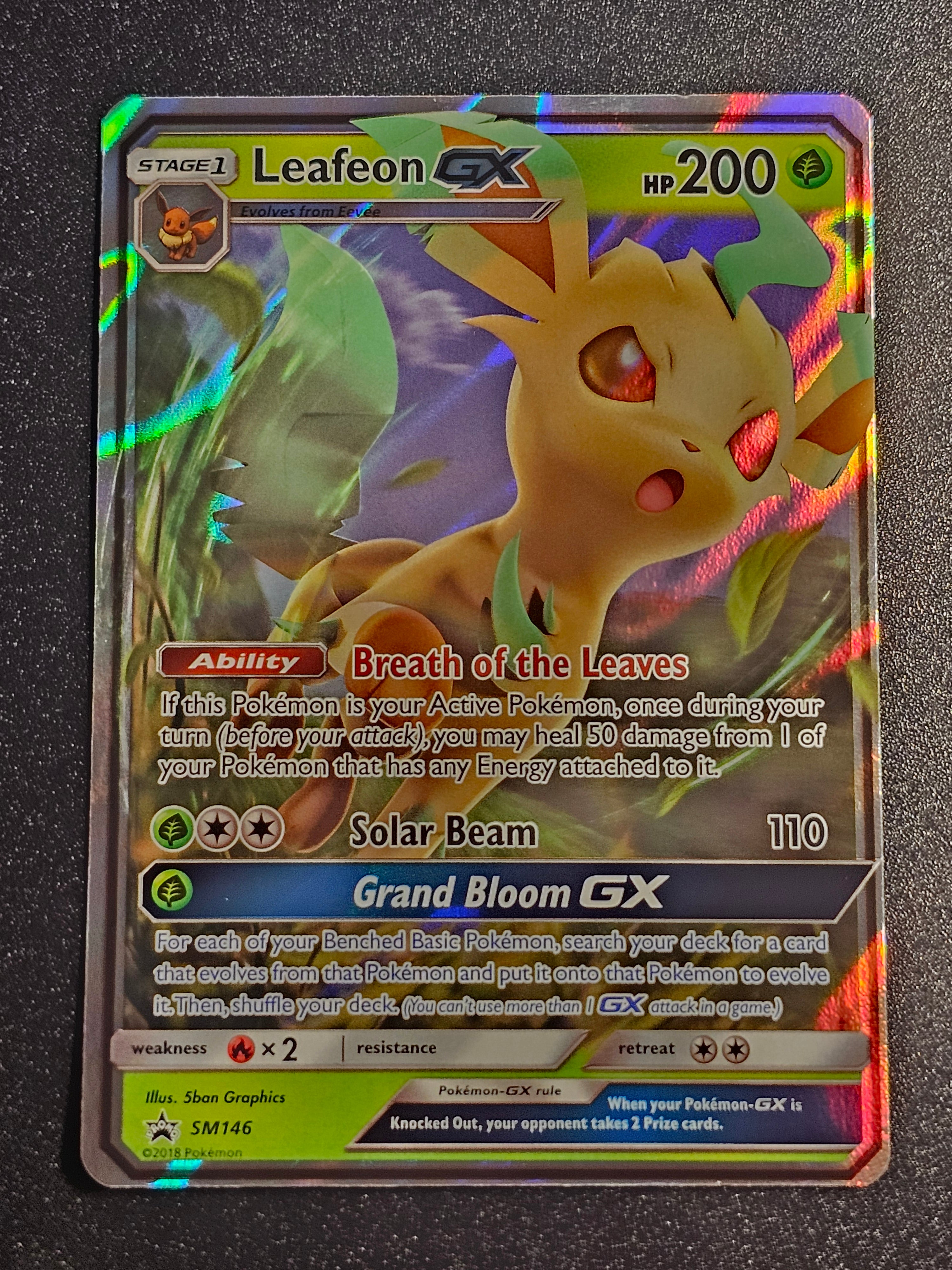 Pokemon TCG - Leafeon GX SM146 Promo