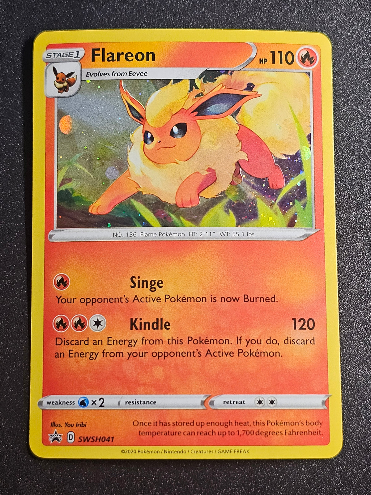 Pokemon TCG - Flareon SWSH041 Promo