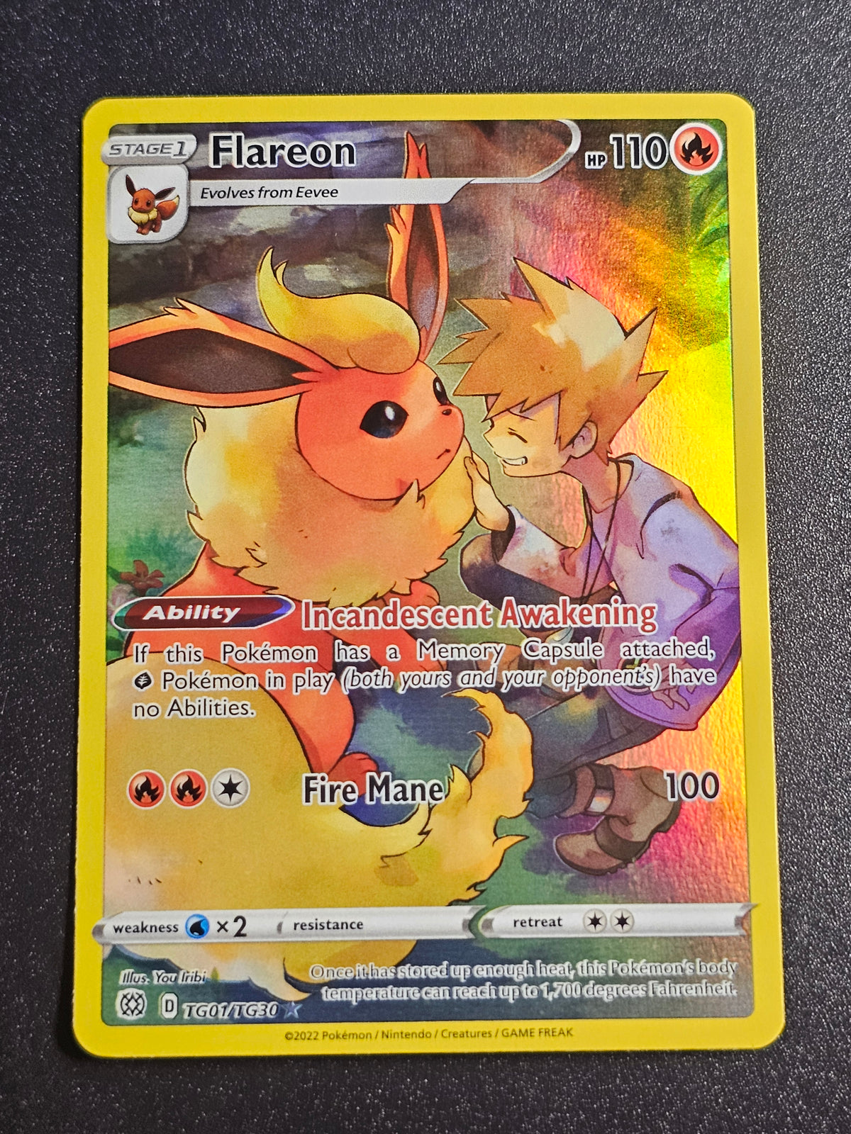 Pokemon TCG - Flareon TG01/TG30 Brilliant Stars