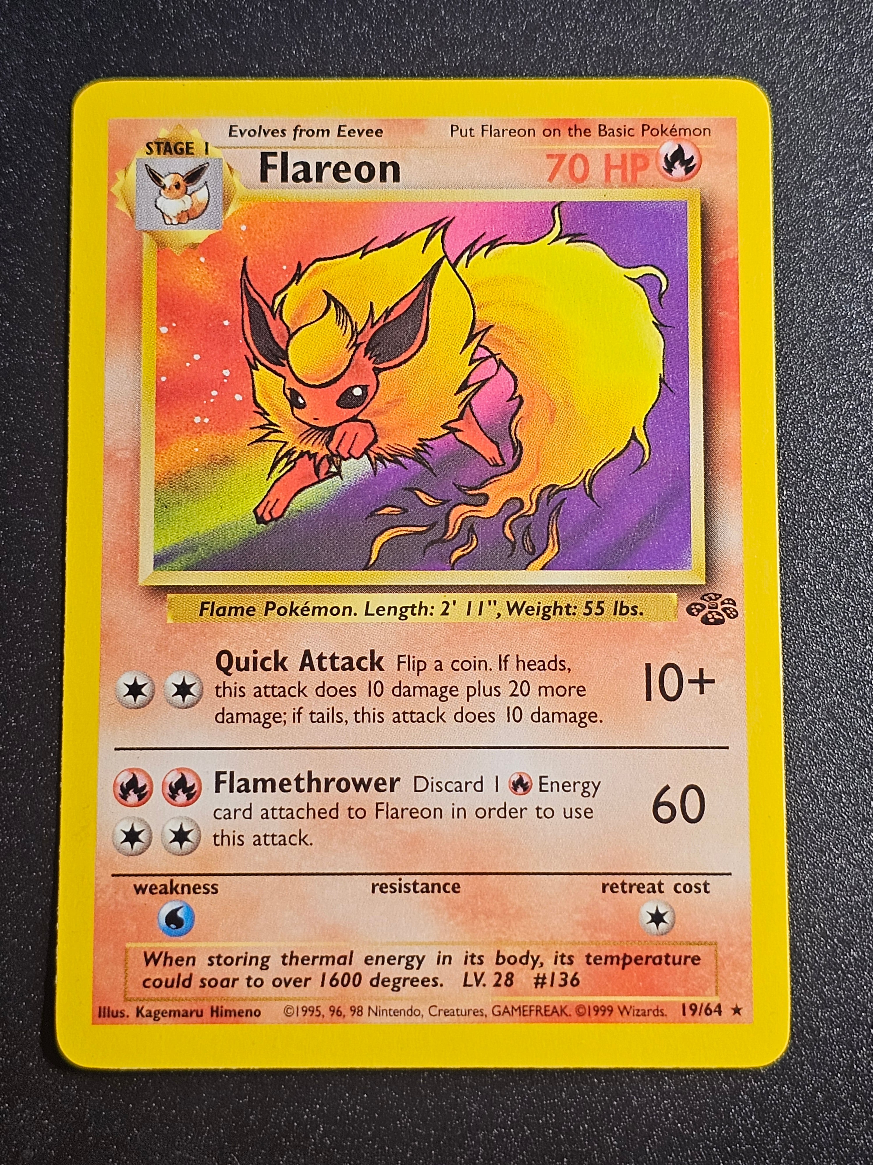 Pokemon TCG - Flareon 19/64 Jungle