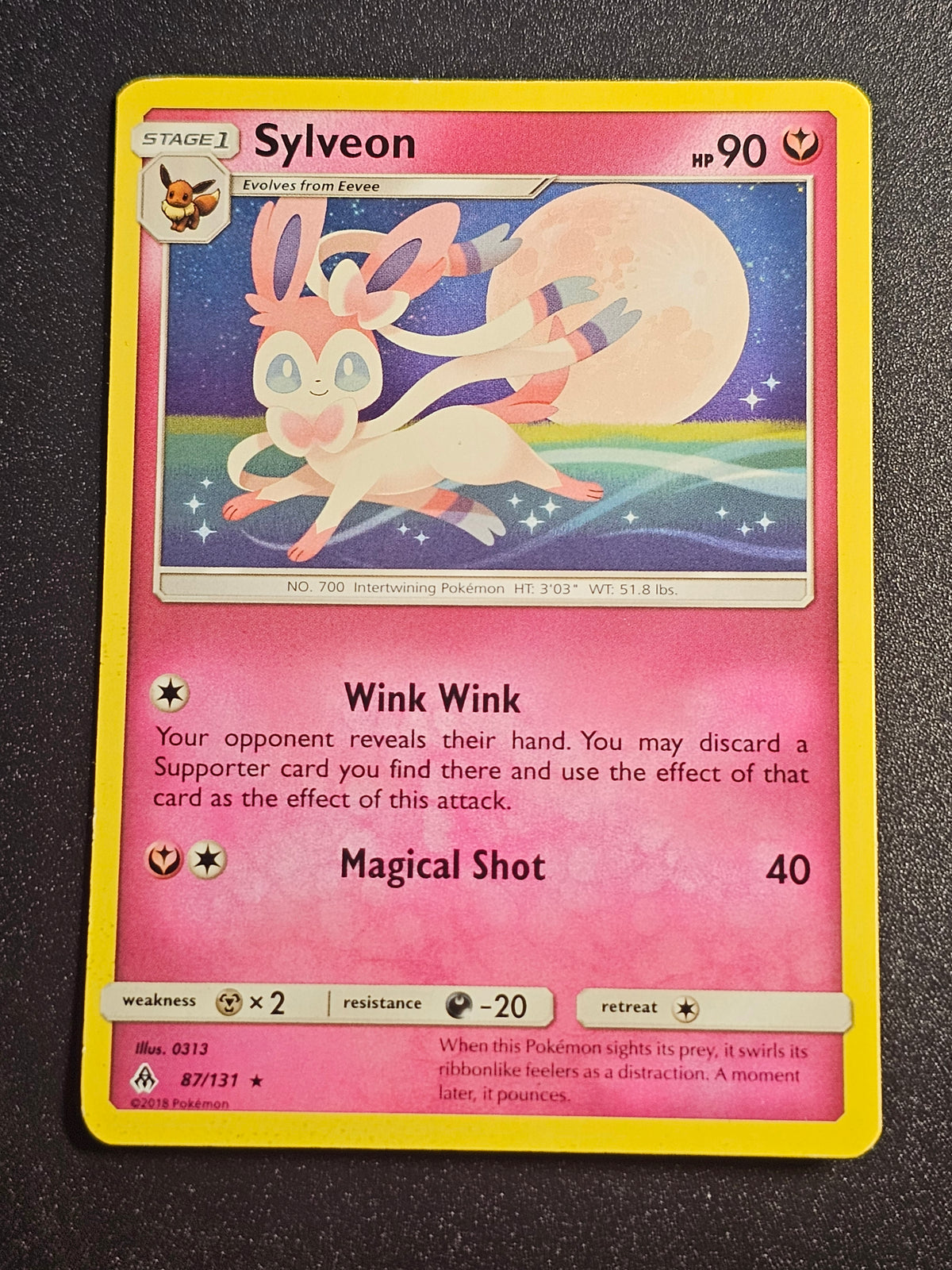 Pokemon TCG - Sylveon 87/131 Forbidden Light