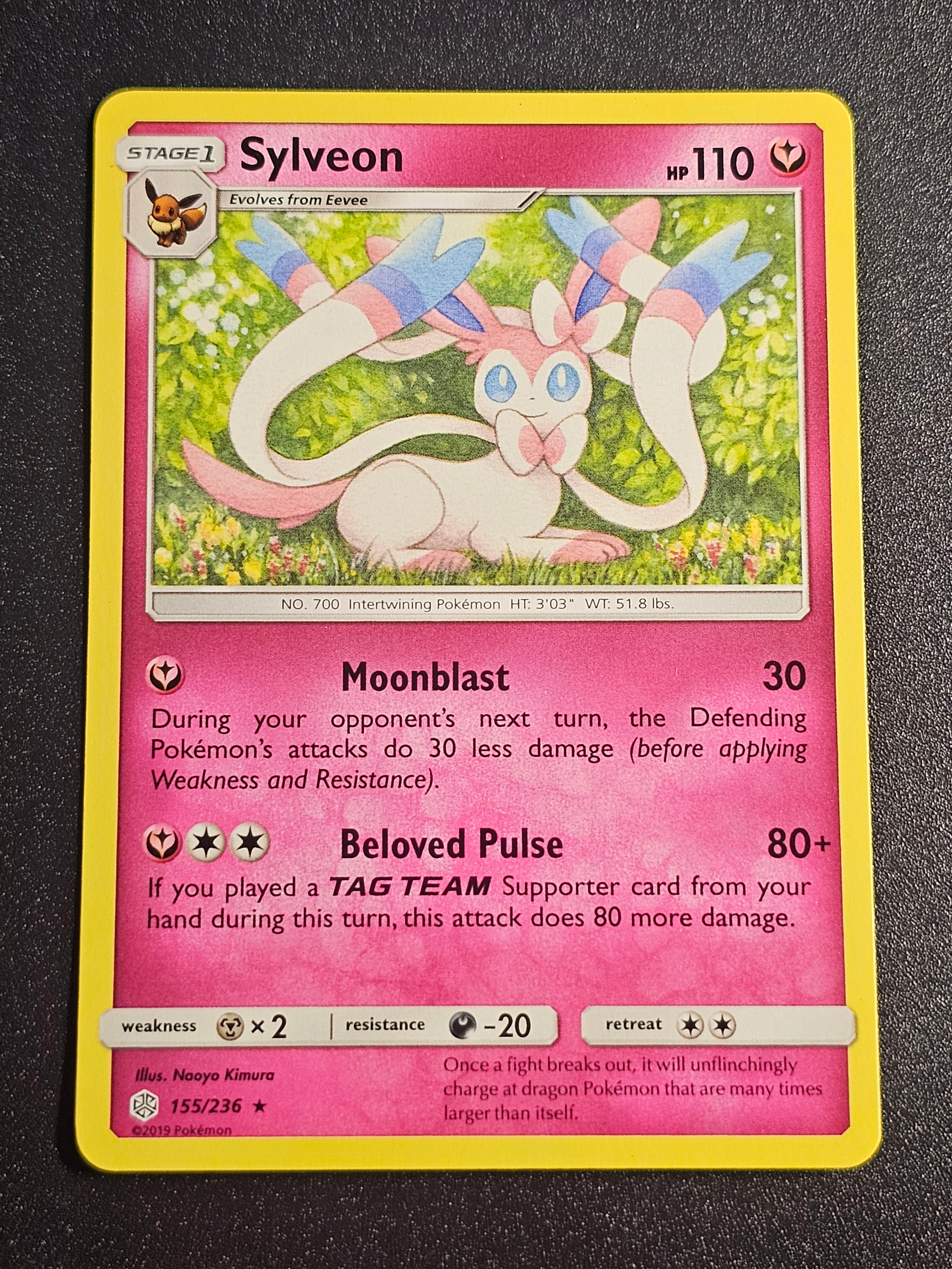 Pokemon TCG - Sylveon 155/236 Cosmic Eclipse