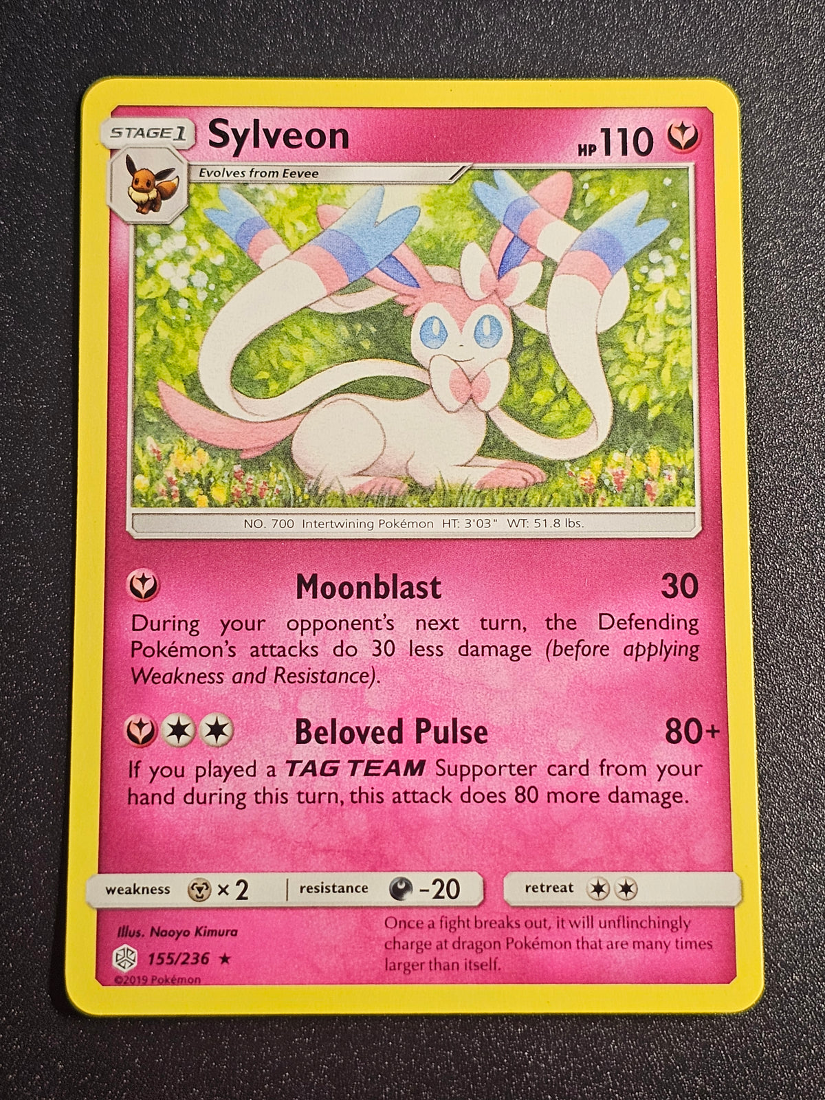 Pokemon TCG - Sylveon 155/236 Cosmic Eclipse