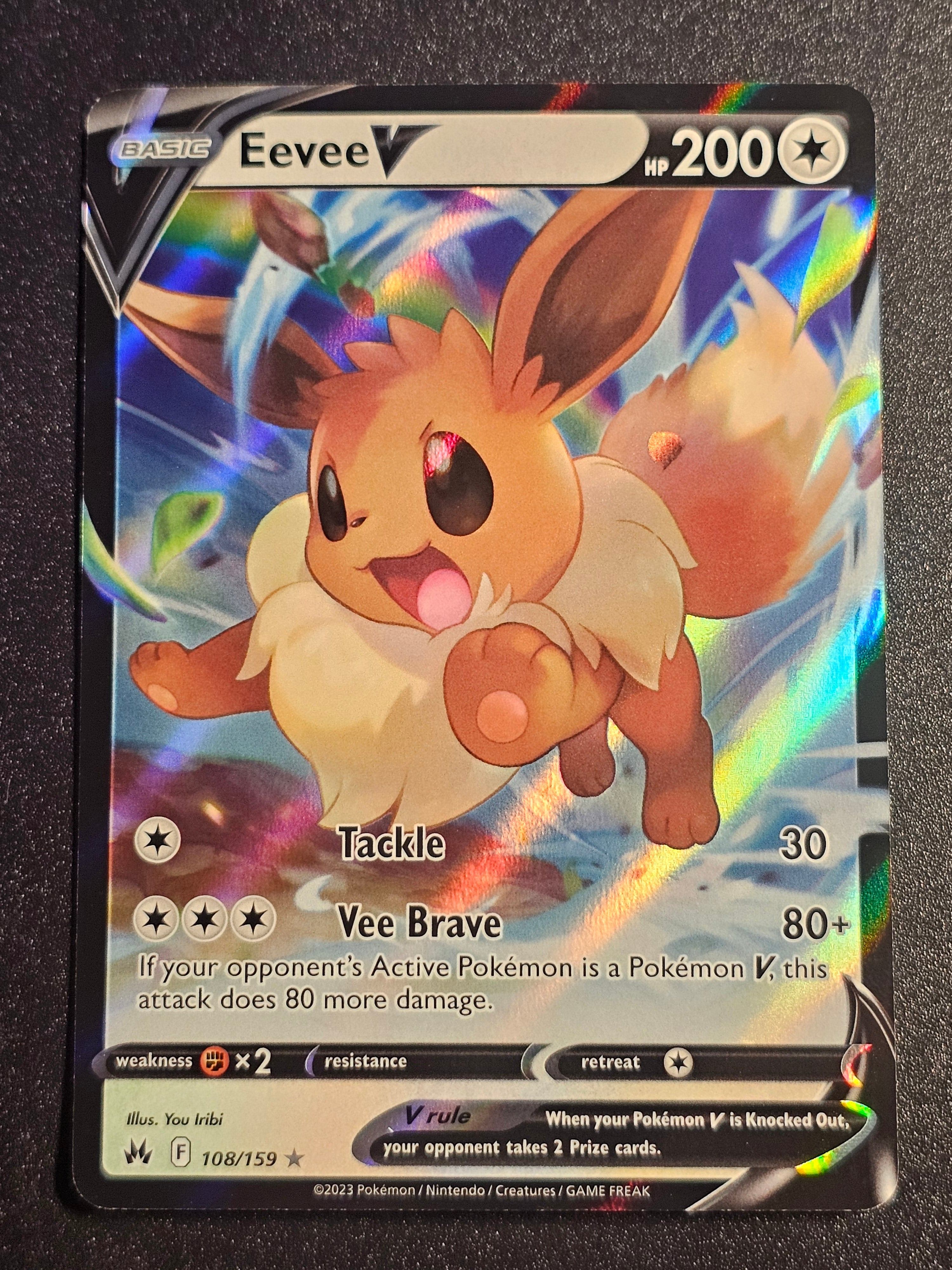Pokemon TCG - Eevee 108/159 Crown Zenith