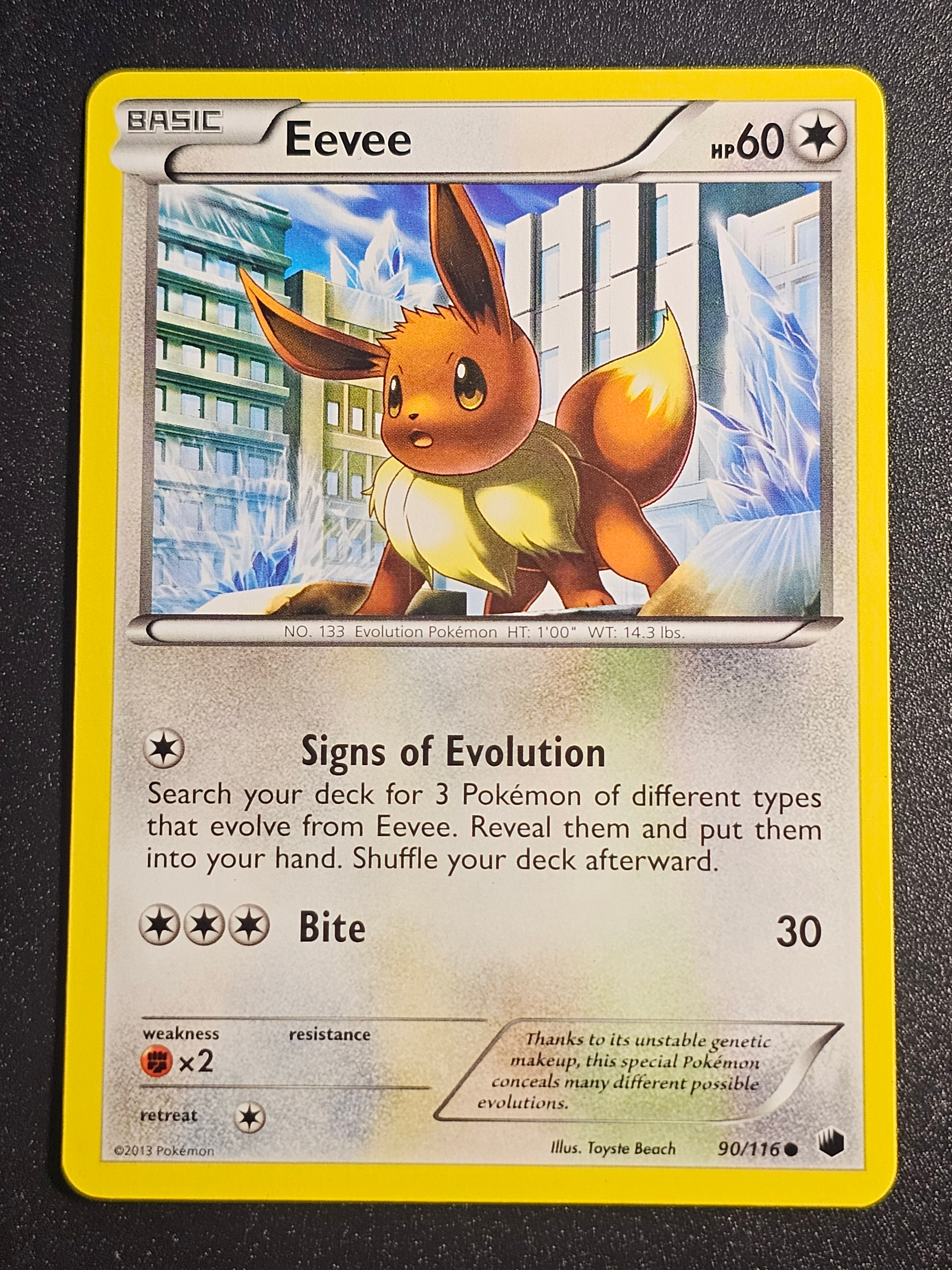 Pokemon TCG - Eevee 90/116 Plasma Freeze