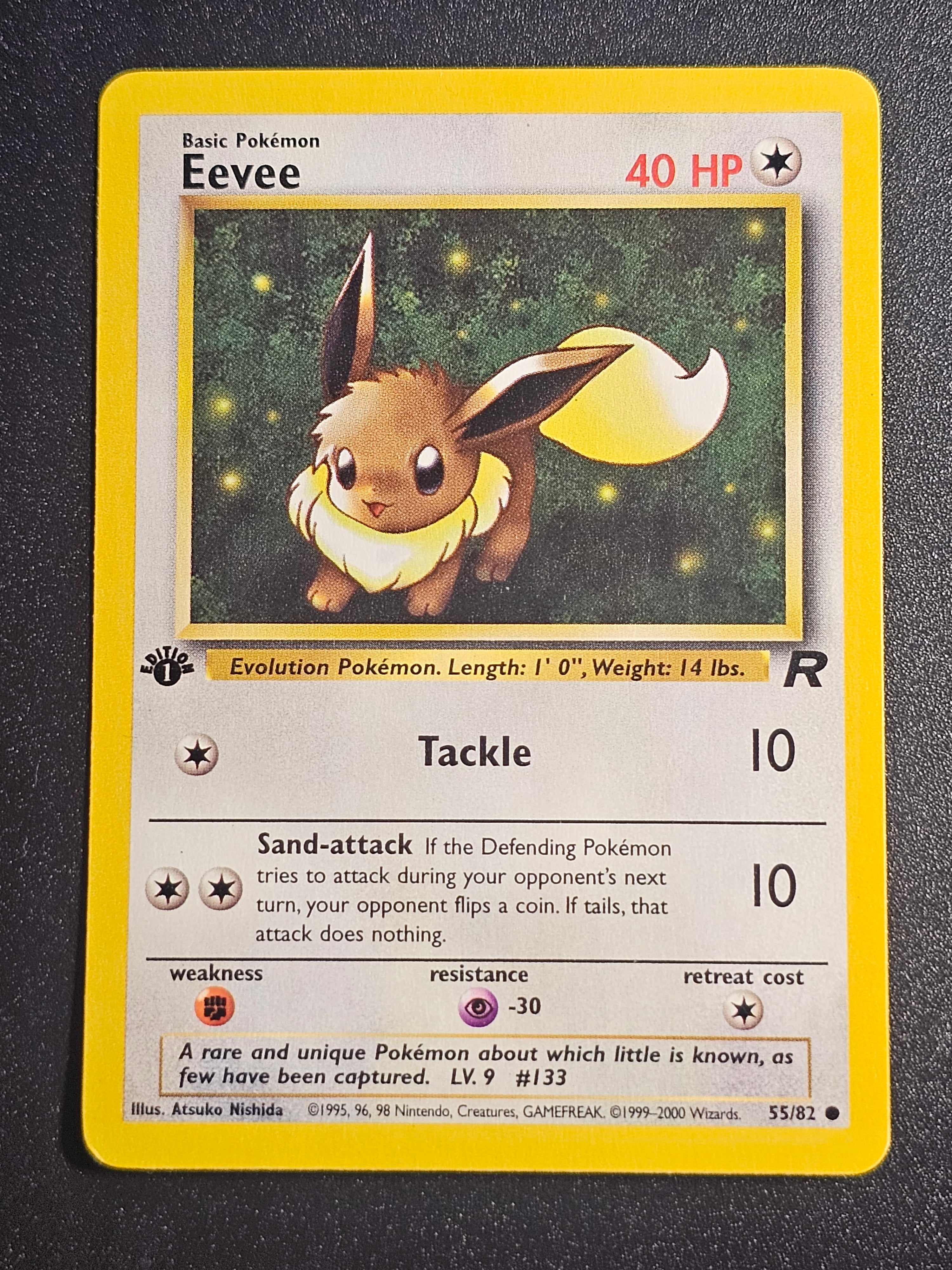 Pokemon TCG - Eevee 55/82 1st Edition