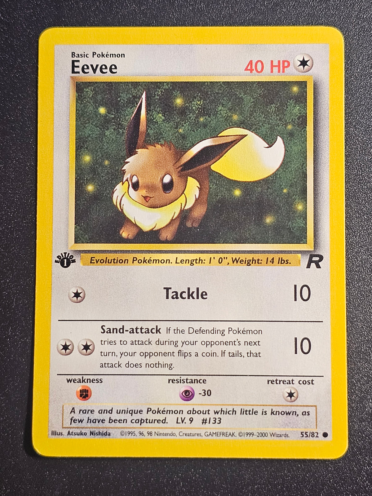 Pokemon TCG - Eevee 55/82 1st Edition