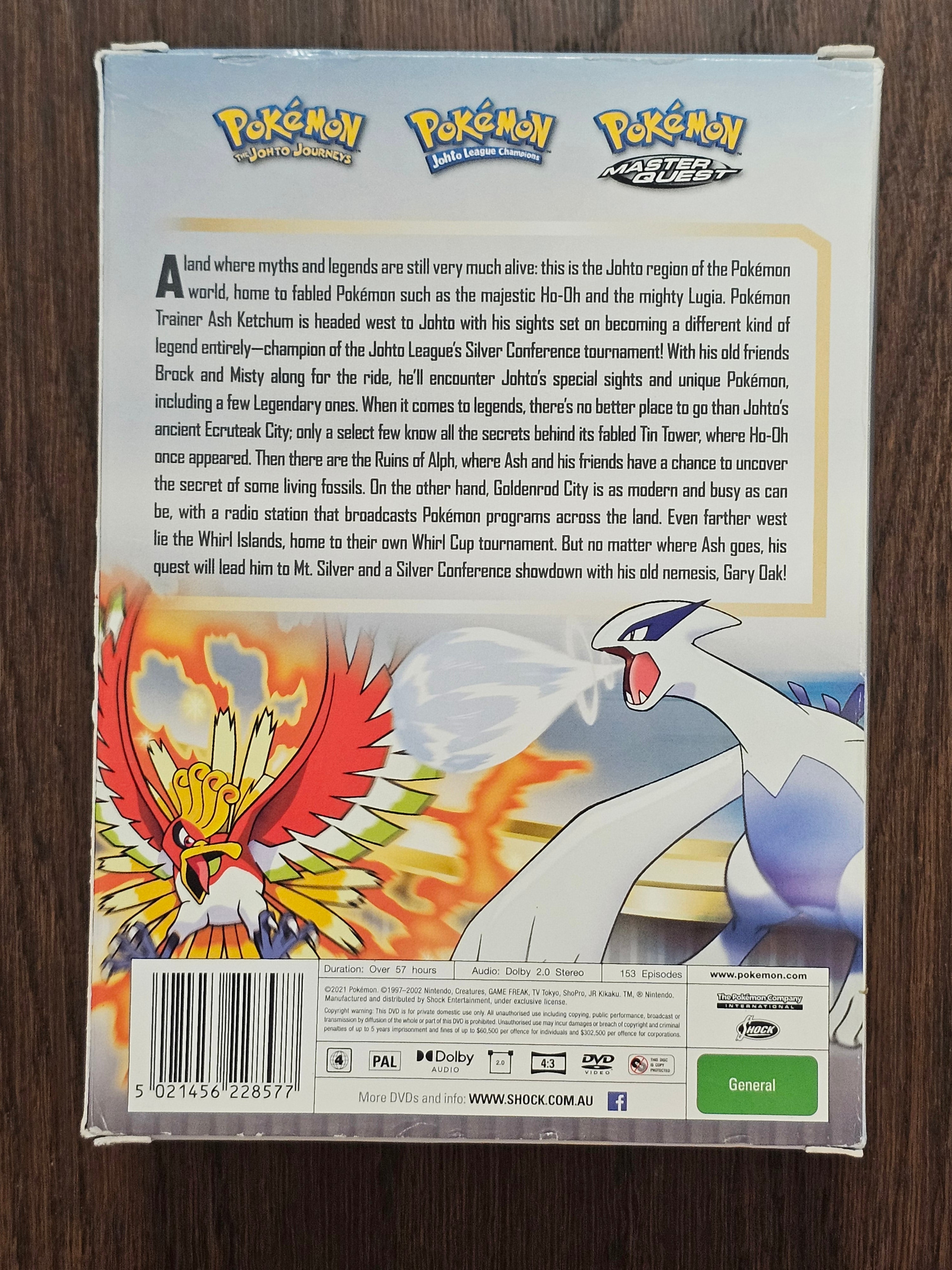 Pokemon The Series Gold and Silver the collection