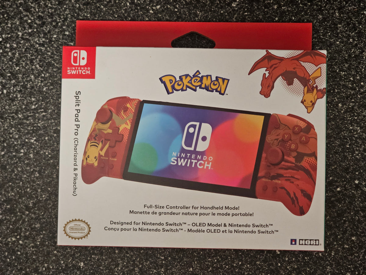 Nintendo Switch Pokemon Split Pad Pro Charizard & Pikachu