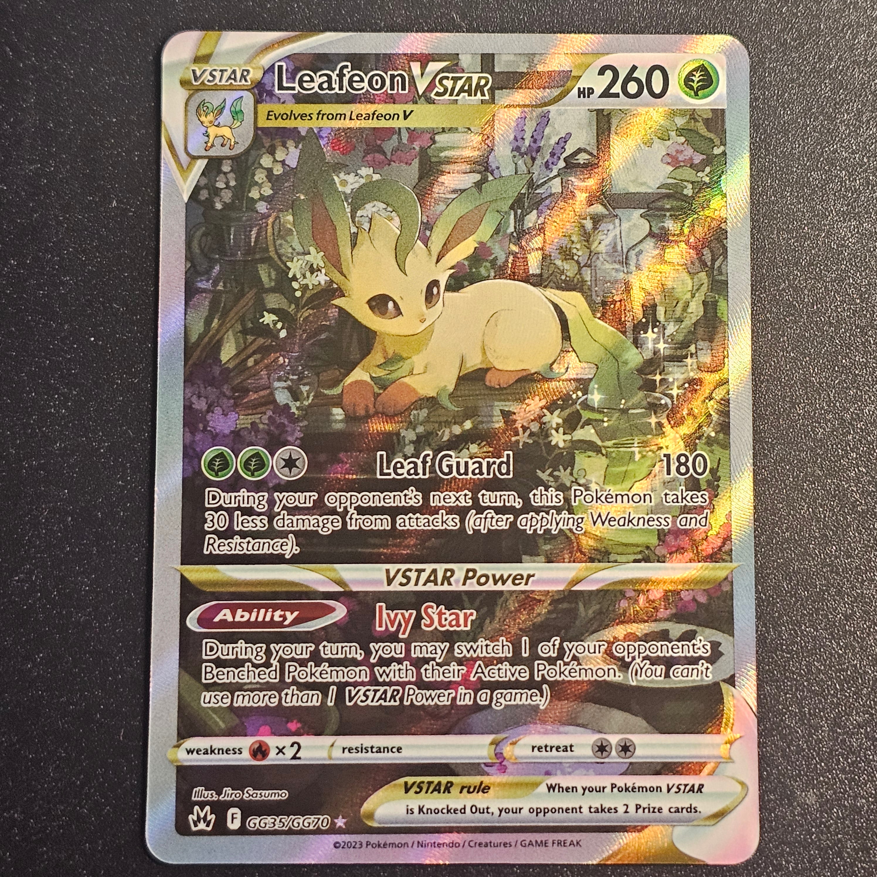 Pokemon TCG - Leafeon VSTAR GG35/GG70 Crown Zenith