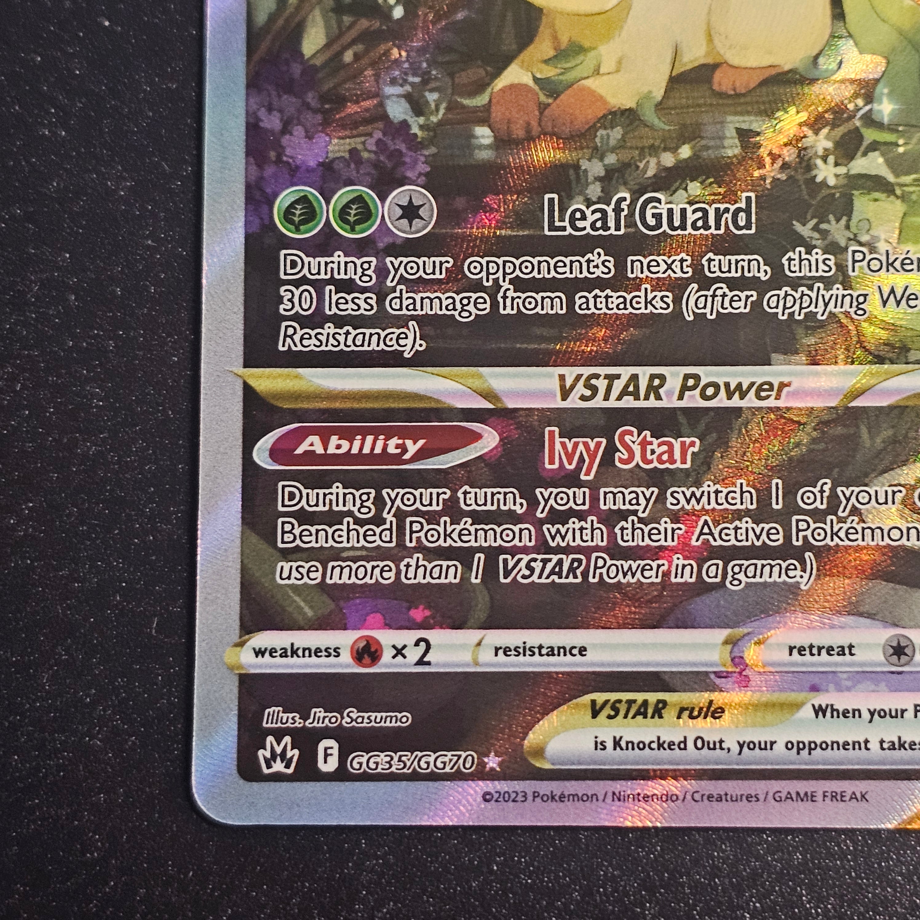 Pokemon TCG - Leafeon VSTAR GG35/GG70 Crown Zenith