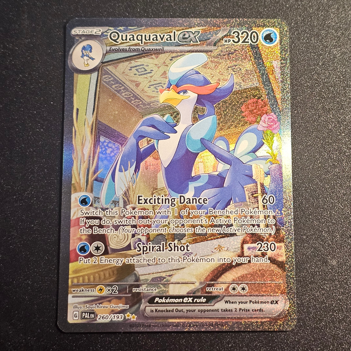 Pokemon TCG - Quaquaval ex 260/193 Paldea Evolved