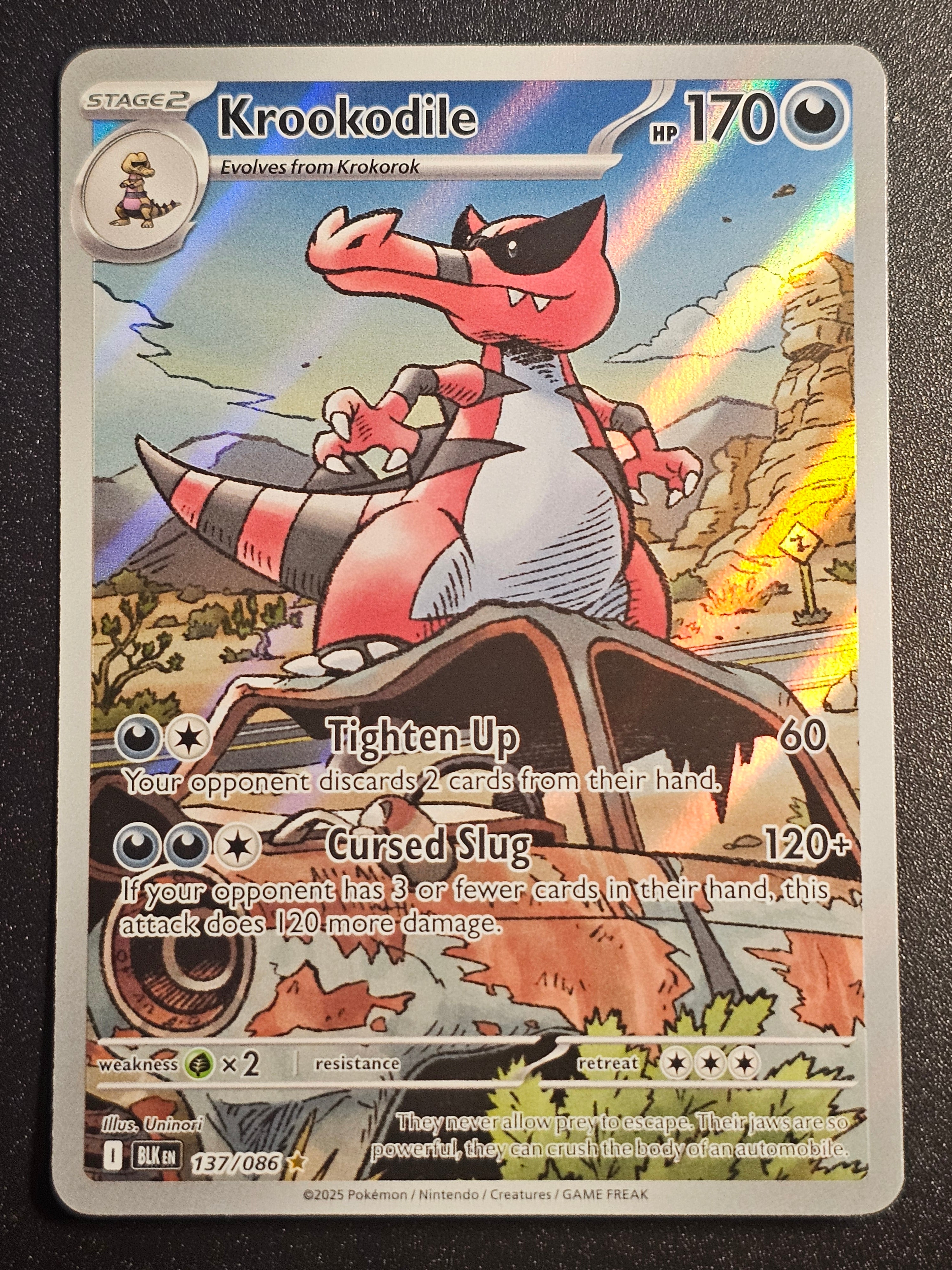 Pokemon TCG - Krookodile 137/086 Black Bolt