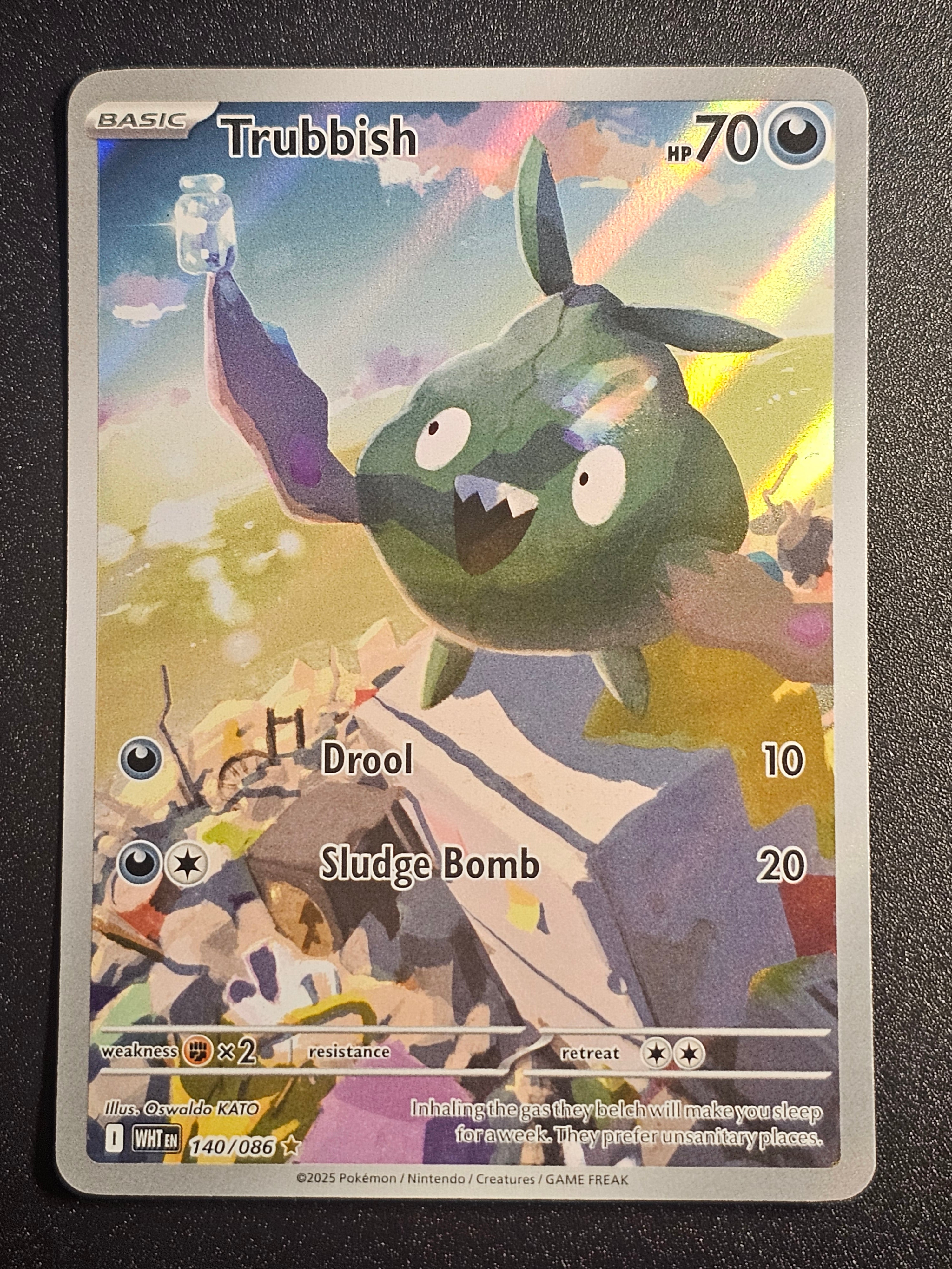 Pokemon TCG - Trubbish 140/086 White Flare