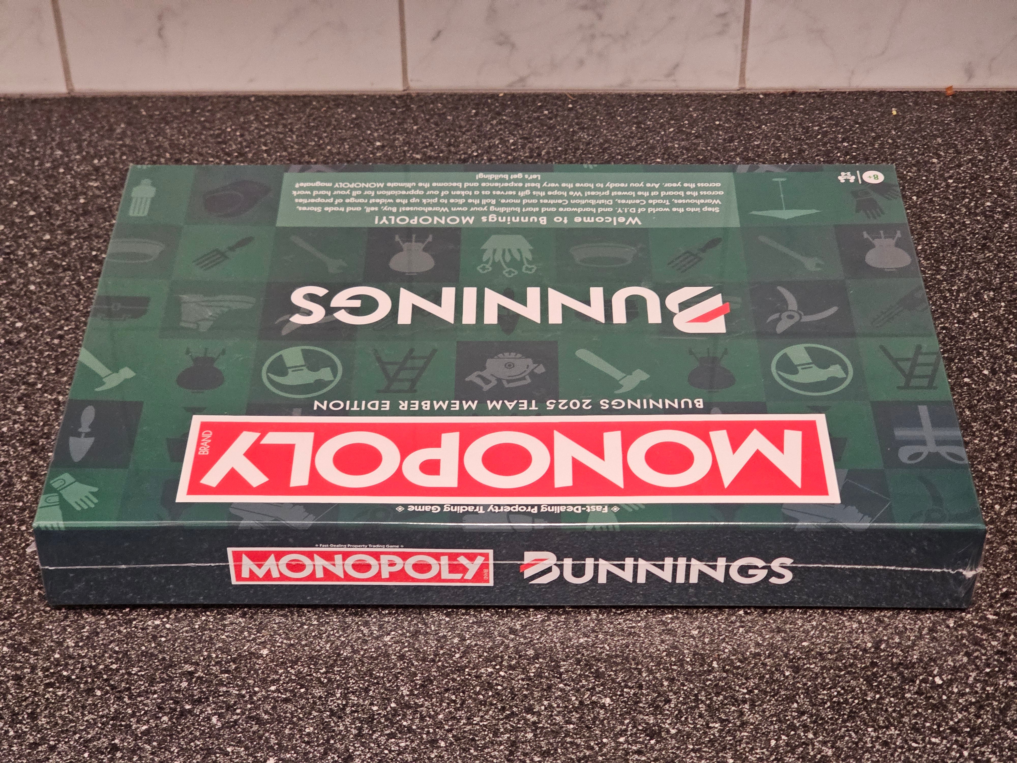 Monopoly Bunnings 2025 Team Member Edition