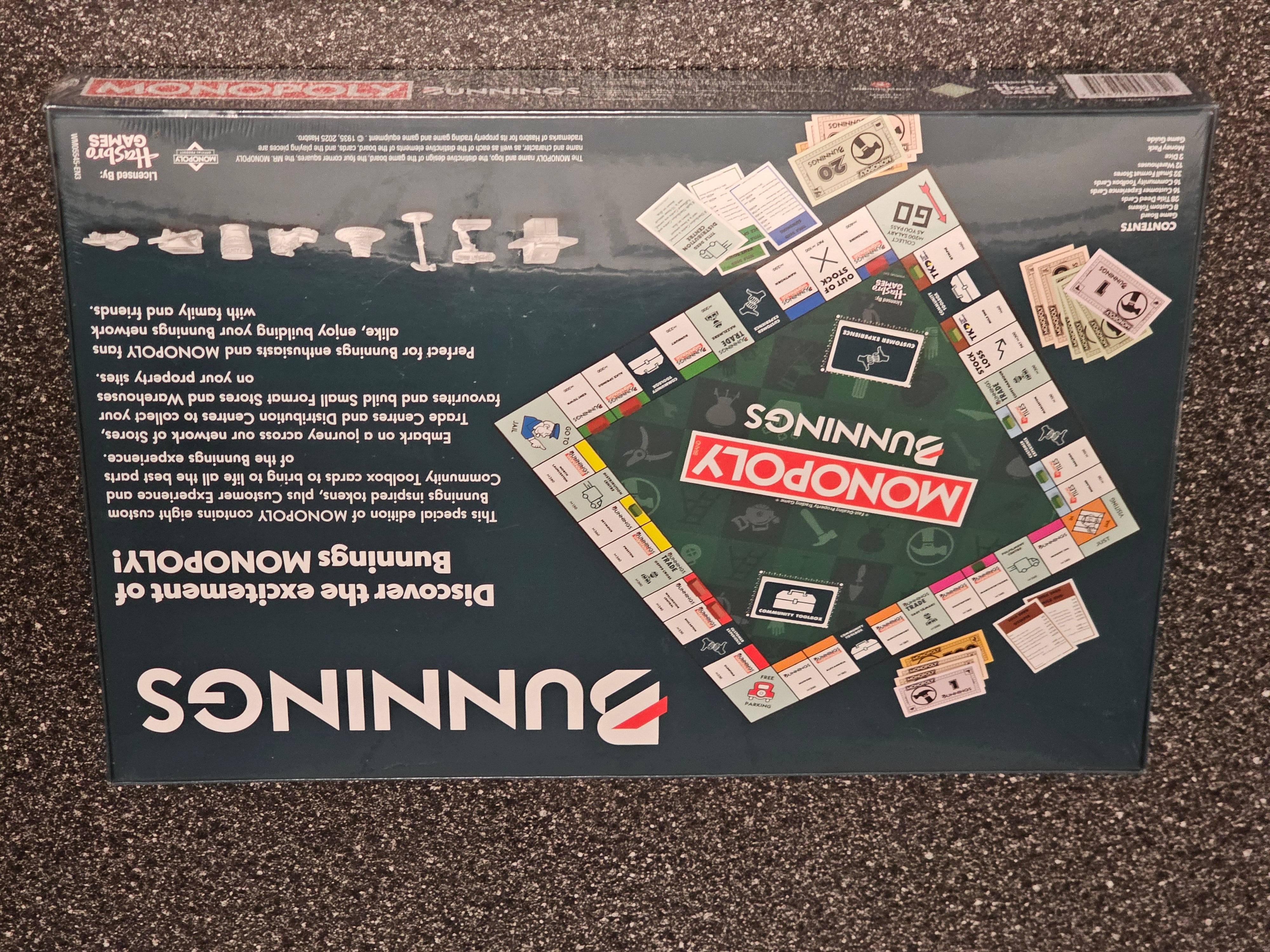 Monopoly Bunnings 2025 Team Member Edition