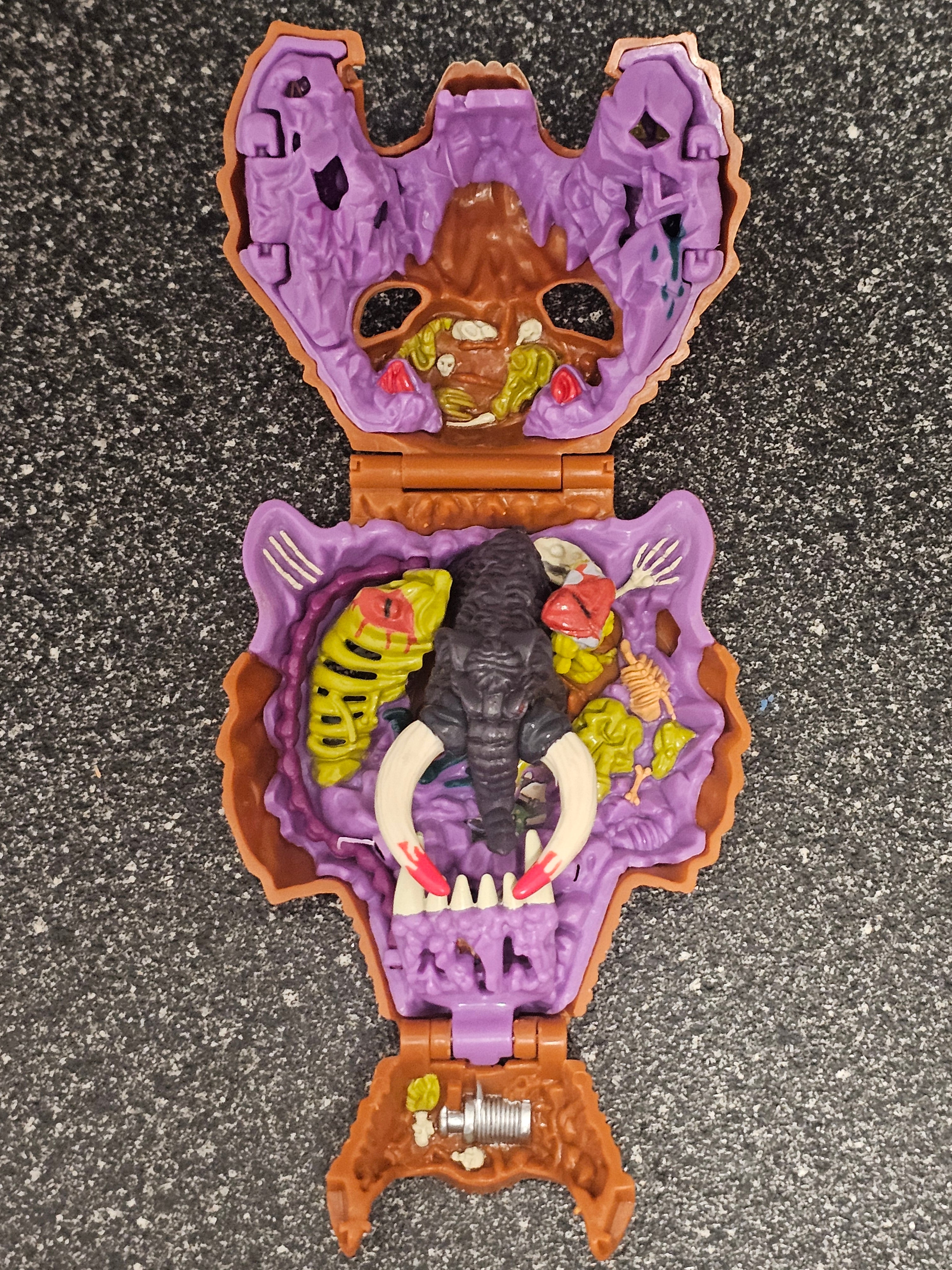 Mighty Max Grapples Battle Cat Bluebird 1993 Complete