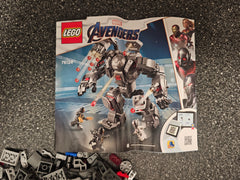 LEGO Marvel Avengers 76124 War Machine Buster Complete
