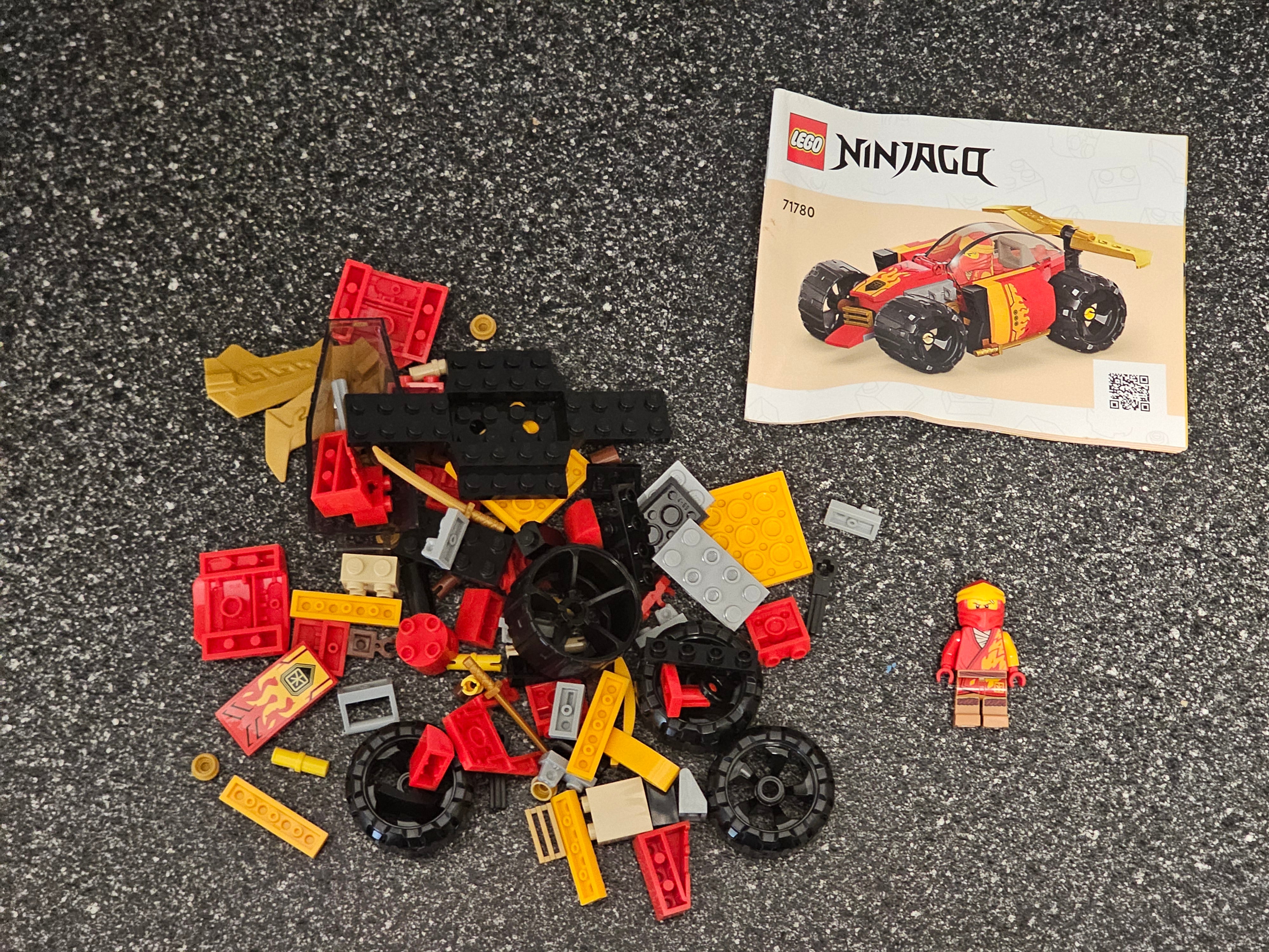 LEGO Ninjago 71780 Kai's Ninja Race Car Evo Complete