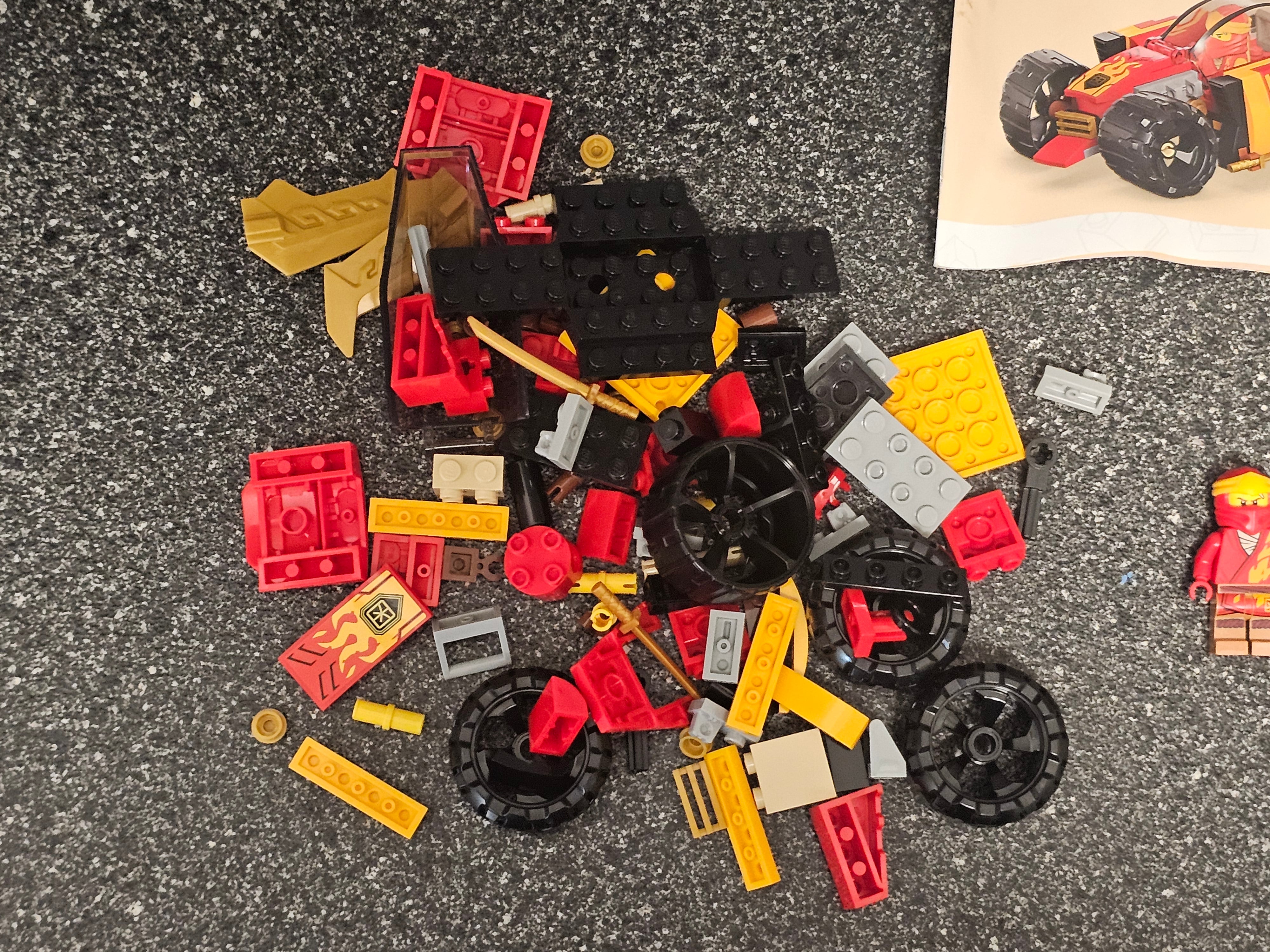 LEGO Ninjago 71780 Kai's Ninja Race Car Evo Complete