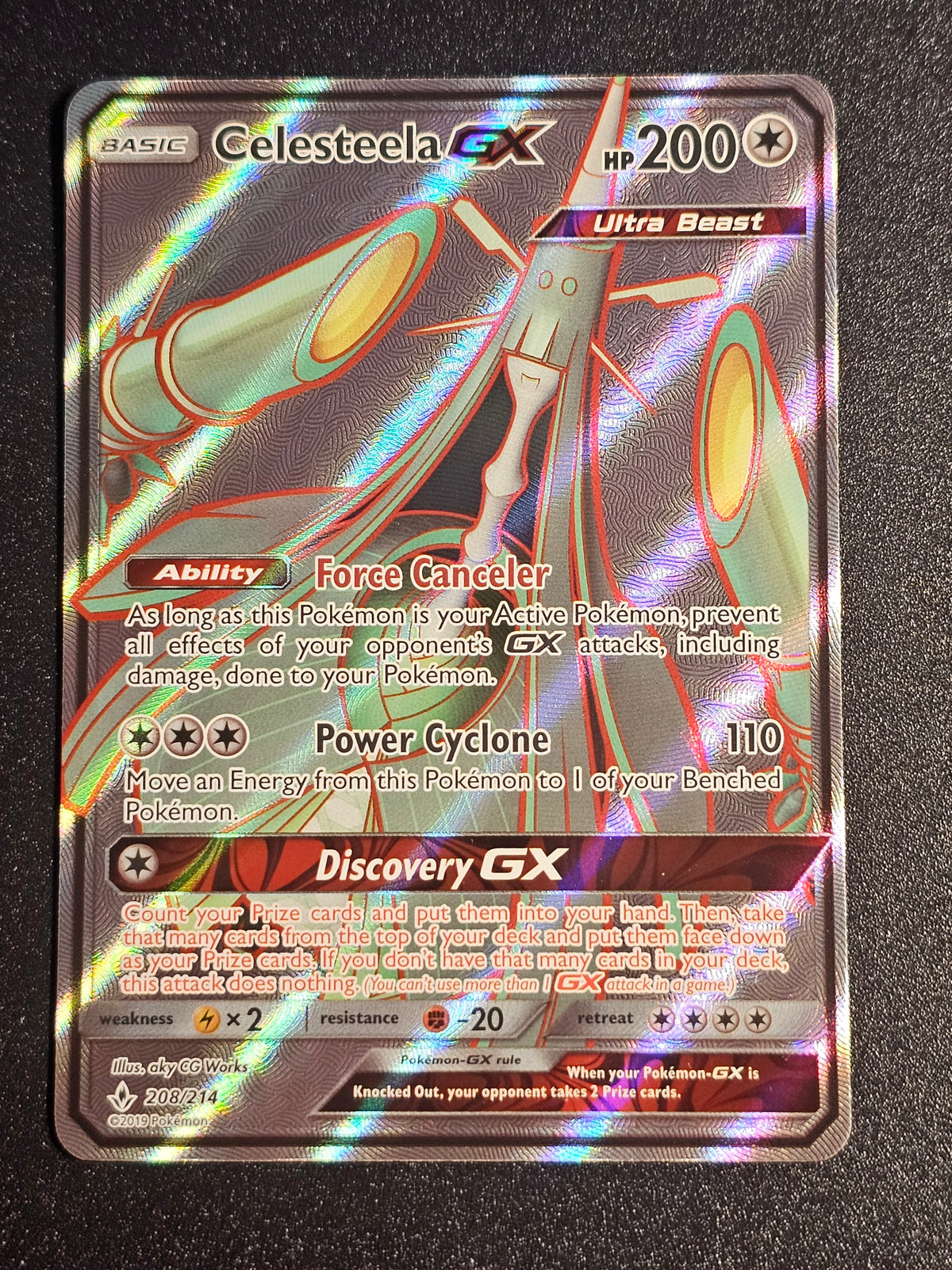 Pokemon TCG - Celestella GX 208/214 Unbroken Bonds