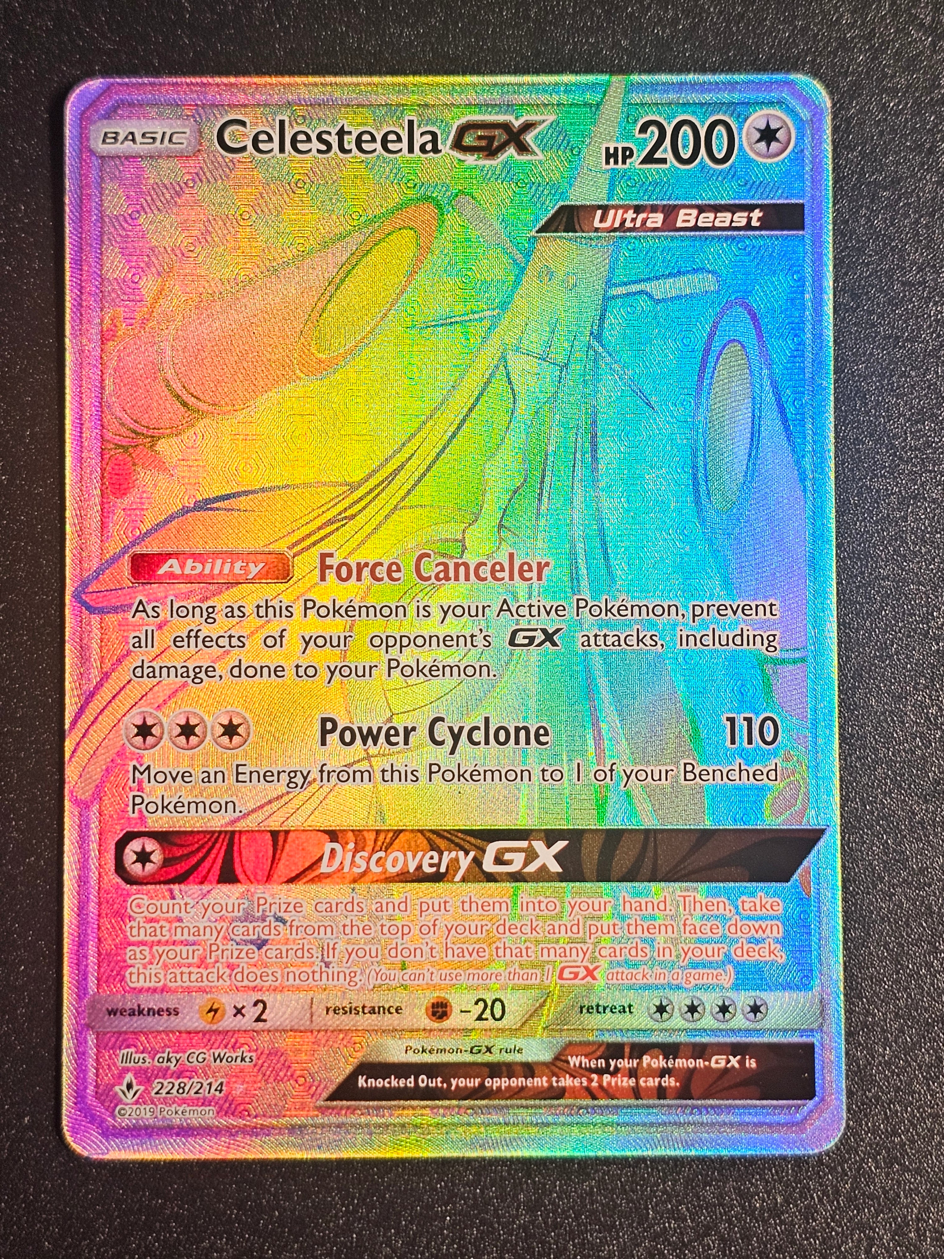 Pokemon TCG - Celesteela GX 228/214 Unbroken Bonds