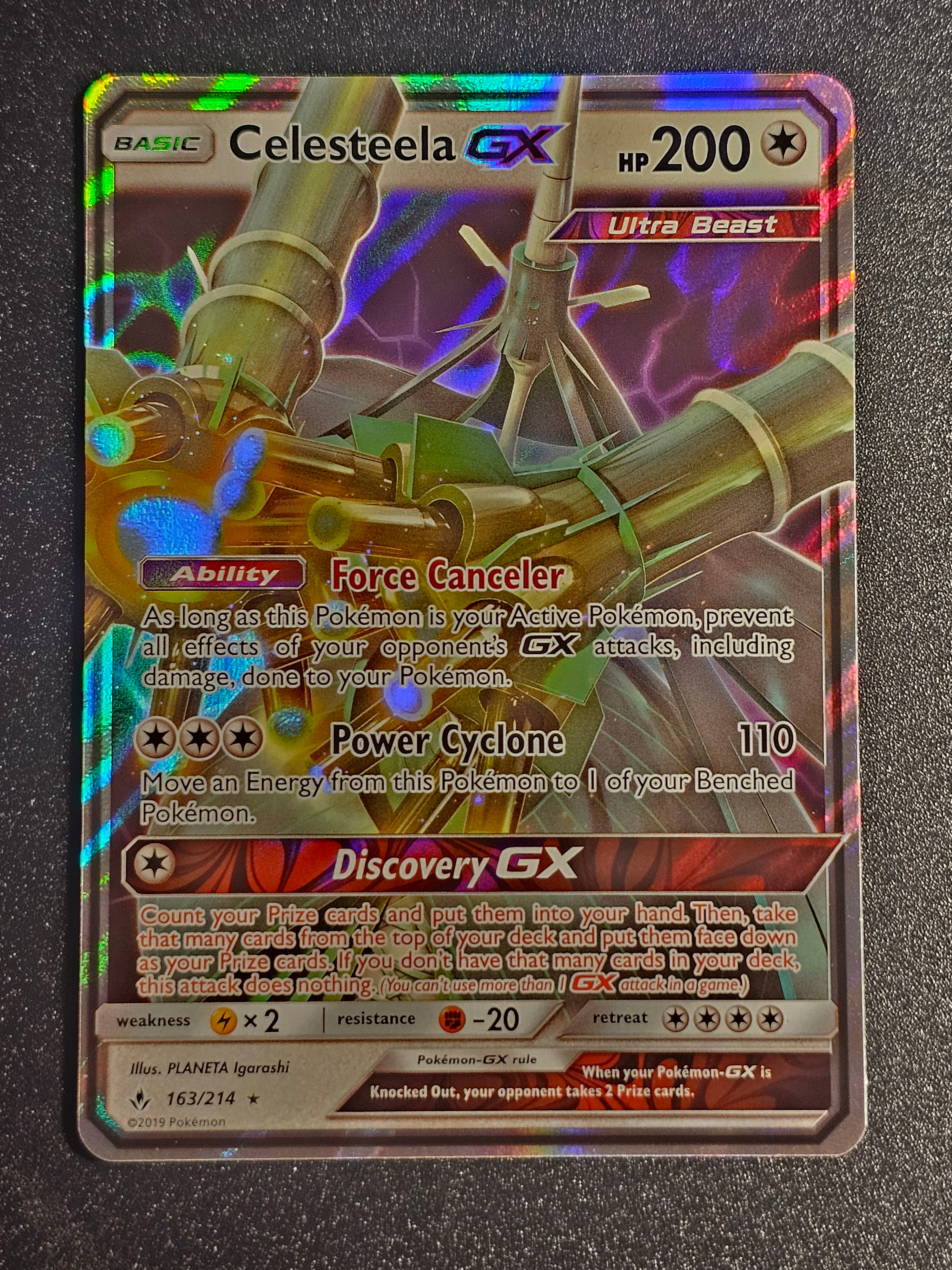 Pokemon TCG - Celestella GX 163/214 Unbroken Bonds