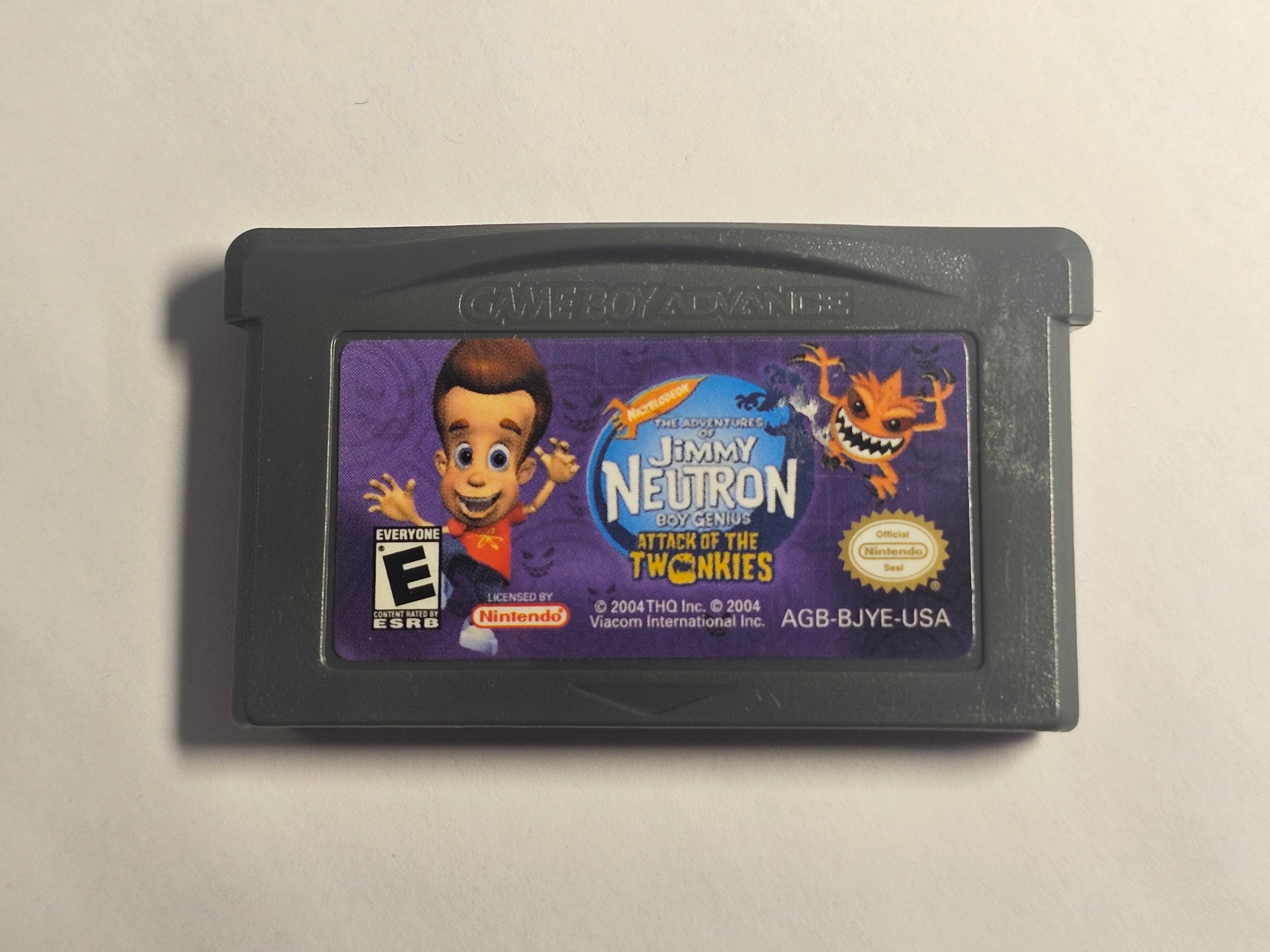GBA - The Adventures of Jimmy Neutron Boy Genius Attack of the Twinkies