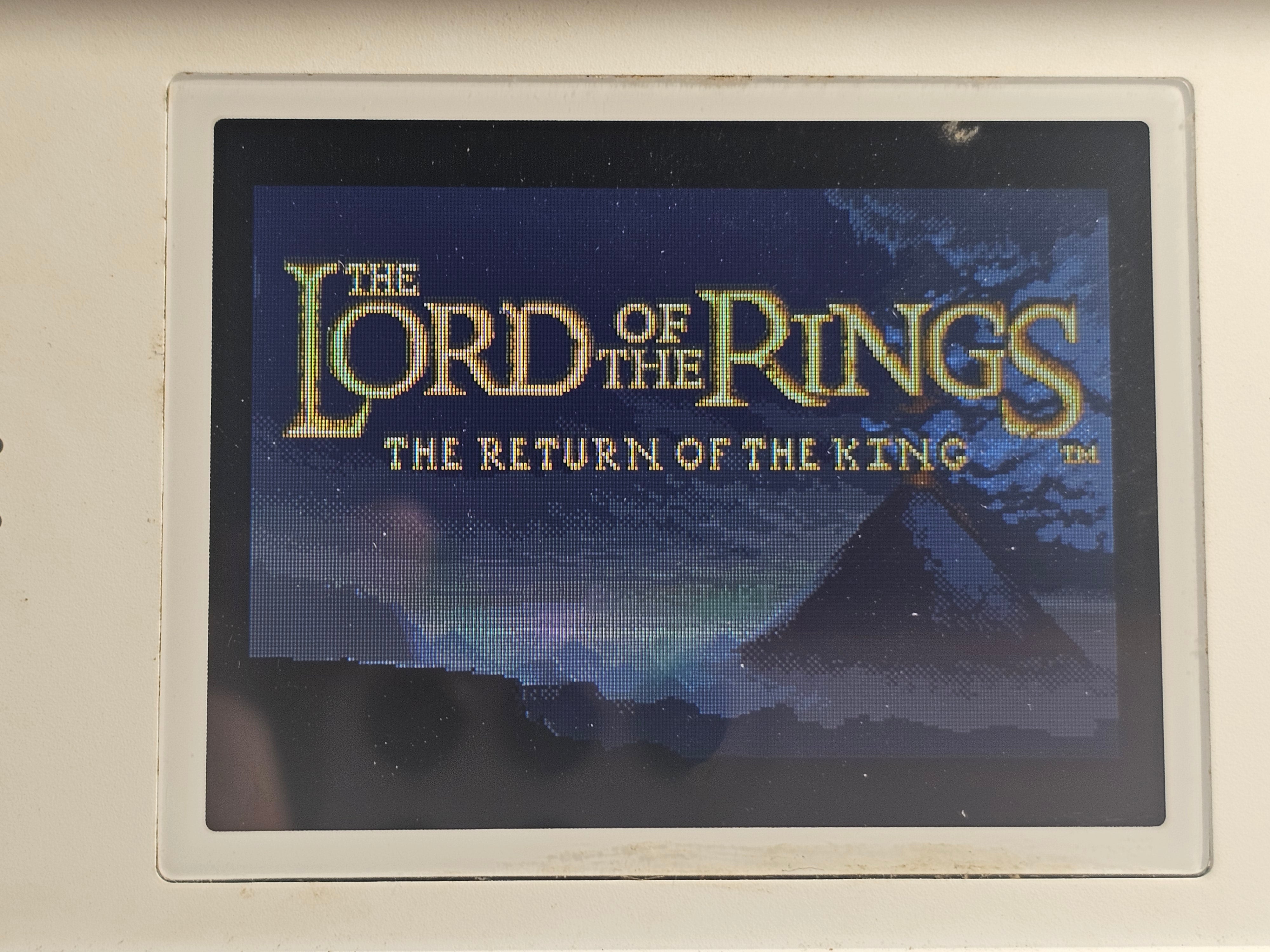 GBA - The Lord of the Rings The Return of the King *TESTED WORKING*